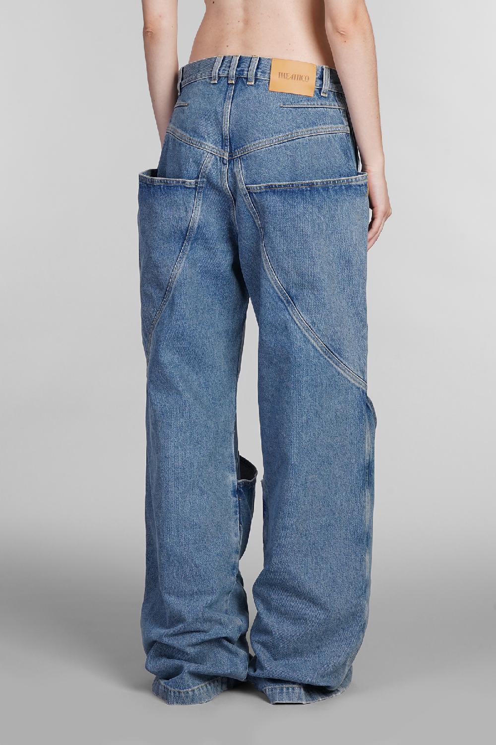 Deliberti The Attico Jeans In Cotone Blu Cod. 402019 - Deliberti The Luxury Shopping