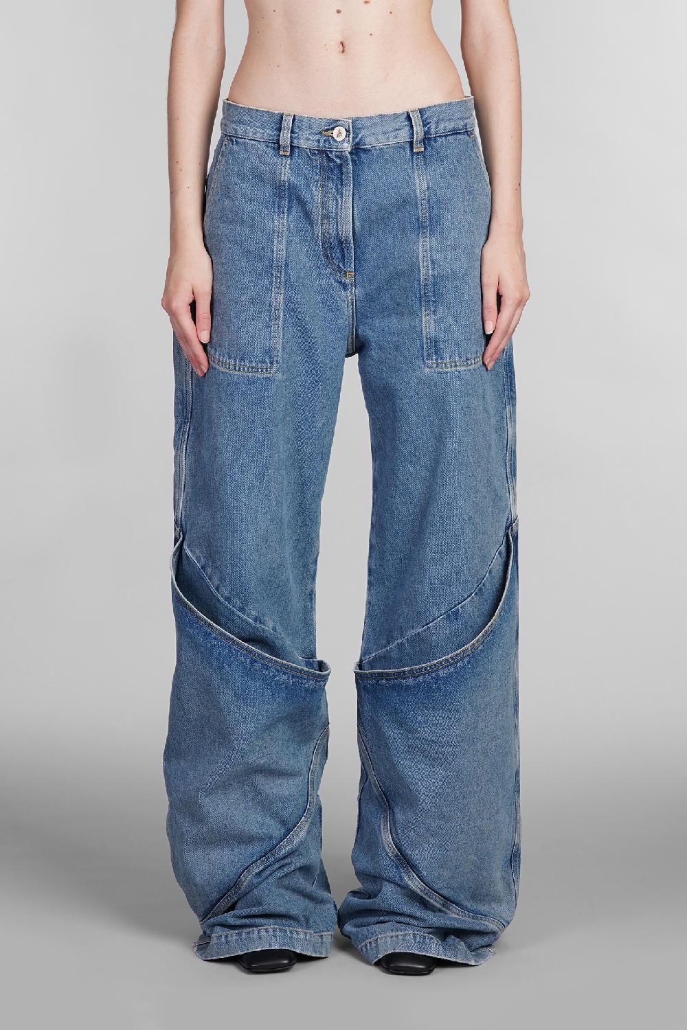 Deliberti The Attico Jeans in cotone blu cod. 402019 - Deliberti The Luxury Shopping