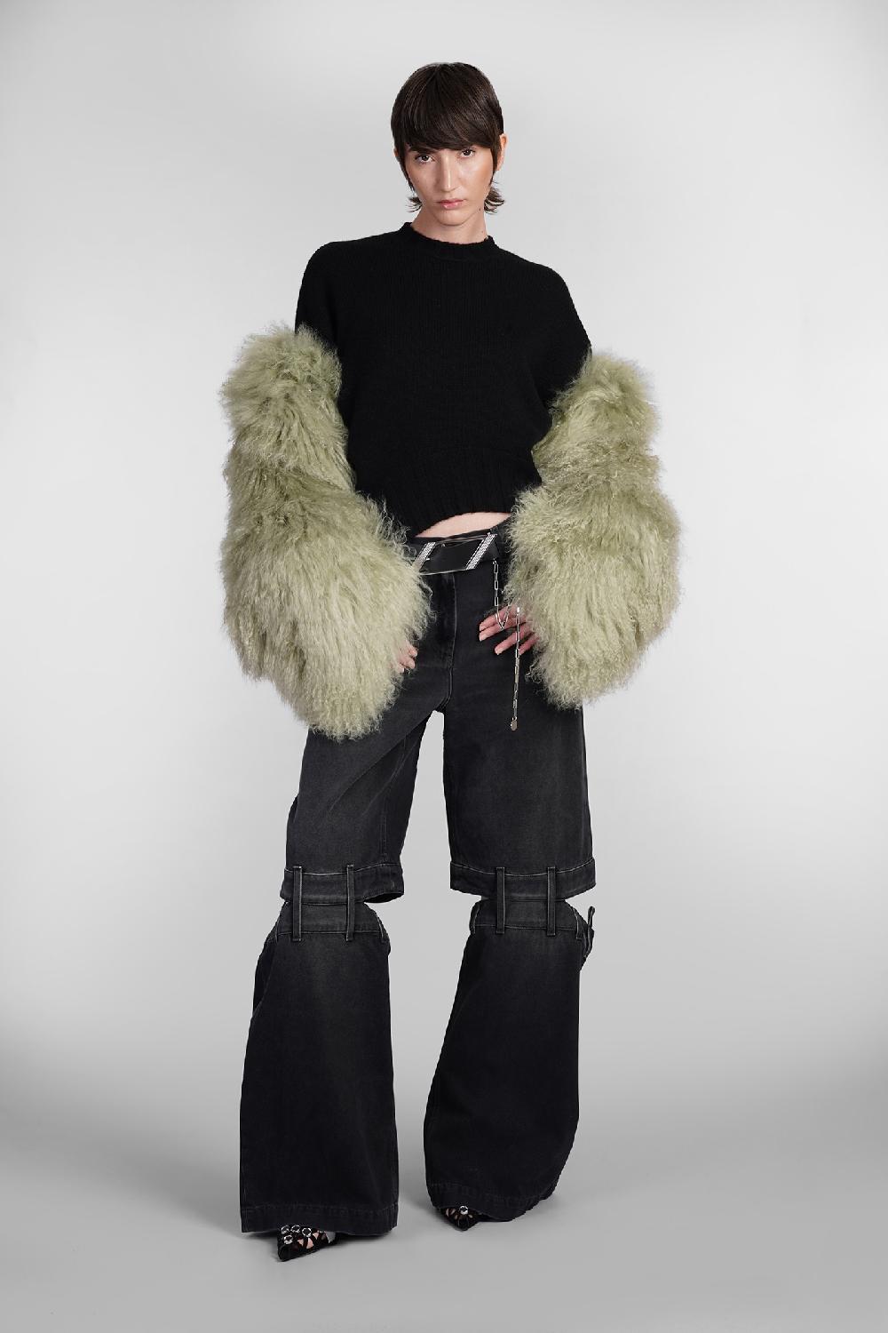 Deliberti The Attico Jeans In Denim Nero Cod. 403288 - Deliberti The Luxury Shopping