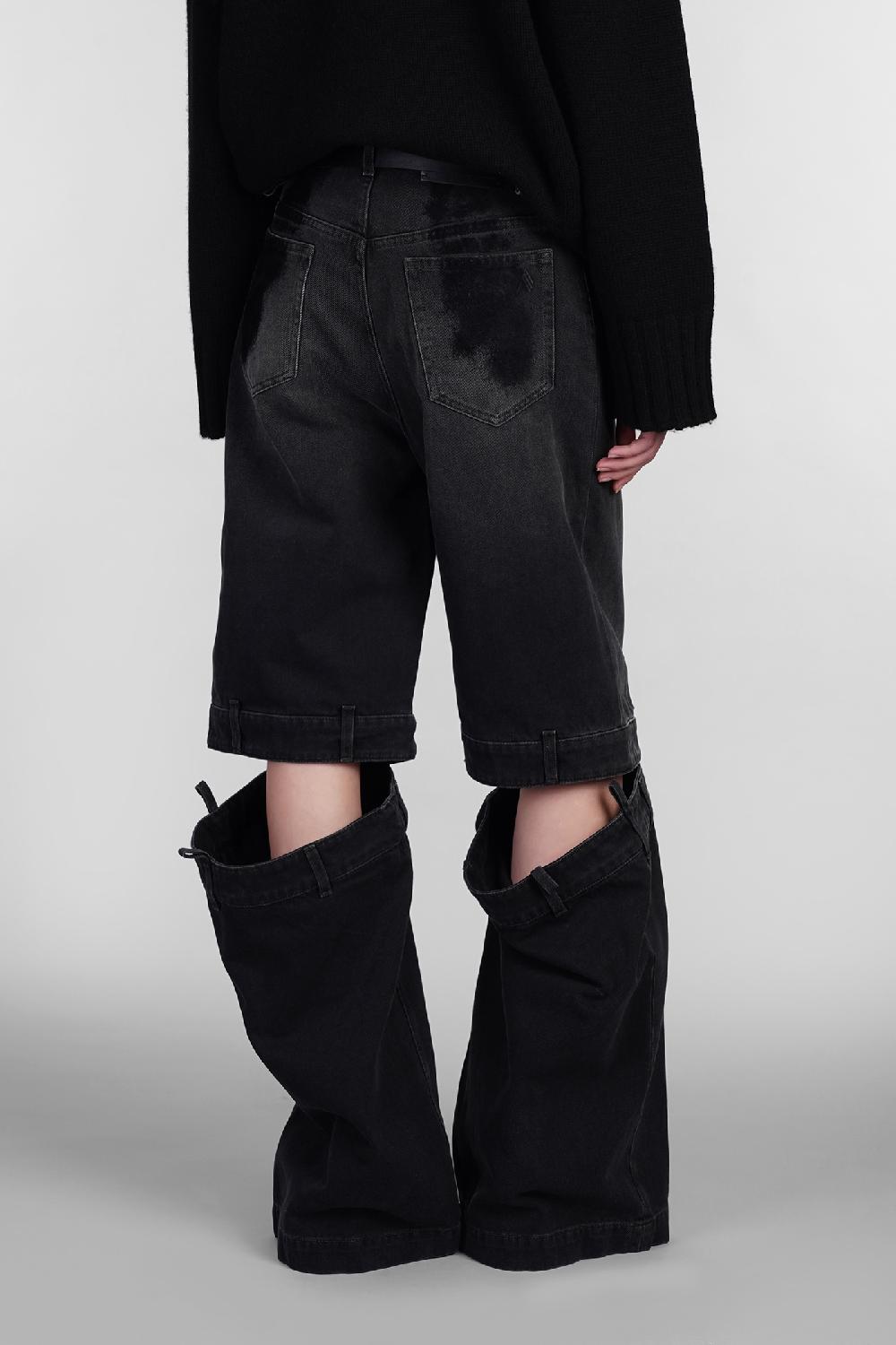 Deliberti The Attico Jeans In Denim Nero Cod. 403288 - Deliberti The Luxury Shopping