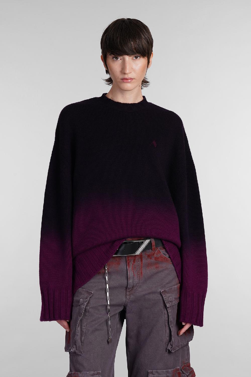 Deliberti The Attico Maglia in lana viola cod. 403285 - Deliberti The Luxury Shopping