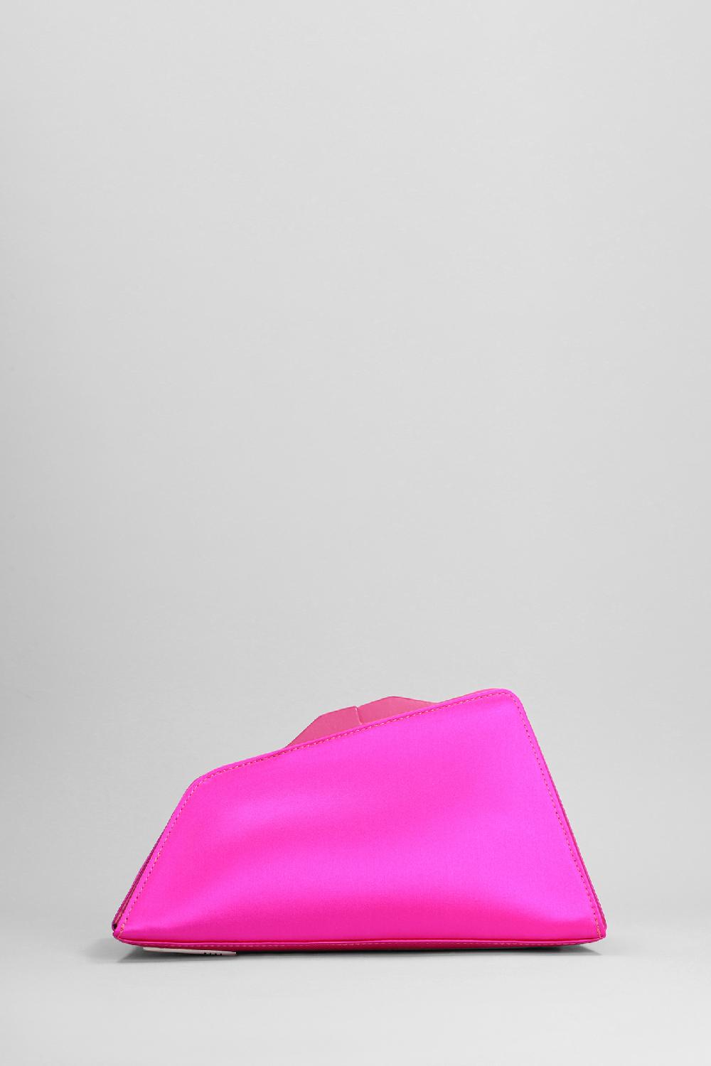 Deliberti The Attico Pochette 8.30 Pm In Raso Fucsia Cod. 402007 - Deliberti The Luxury Shopping