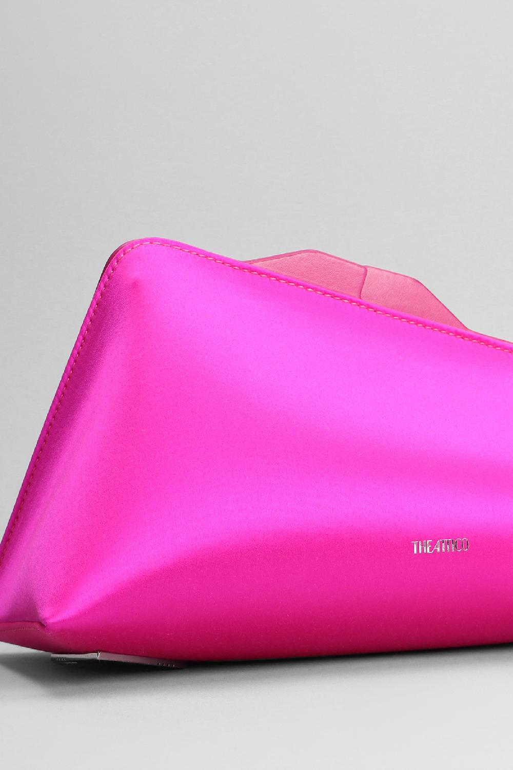 Deliberti The Attico Pochette 8.30 Pm In Raso Fucsia Cod. 402007 - Deliberti The Luxury Shopping