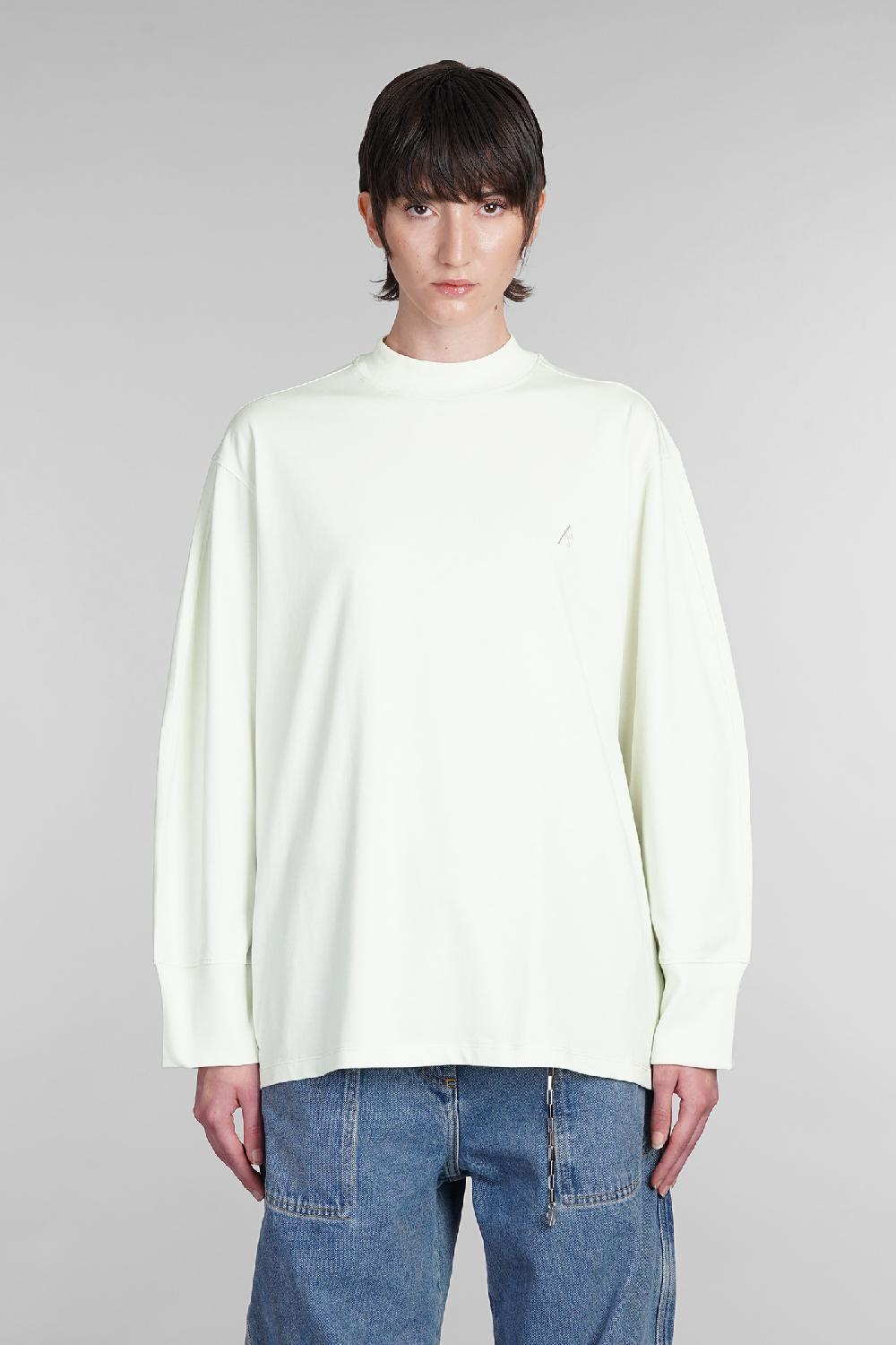 Deliberti The Attico T-shirt in cotone verde cod. 402029 - Deliberti The Luxury Shopping