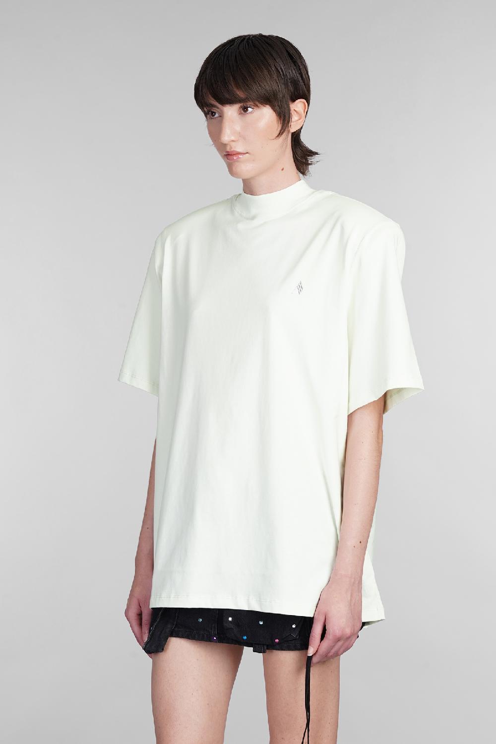 Deliberti The Attico T-shirt Kilie In Cotone Verde Cod. 402024 - Deliberti The Luxury Shopping