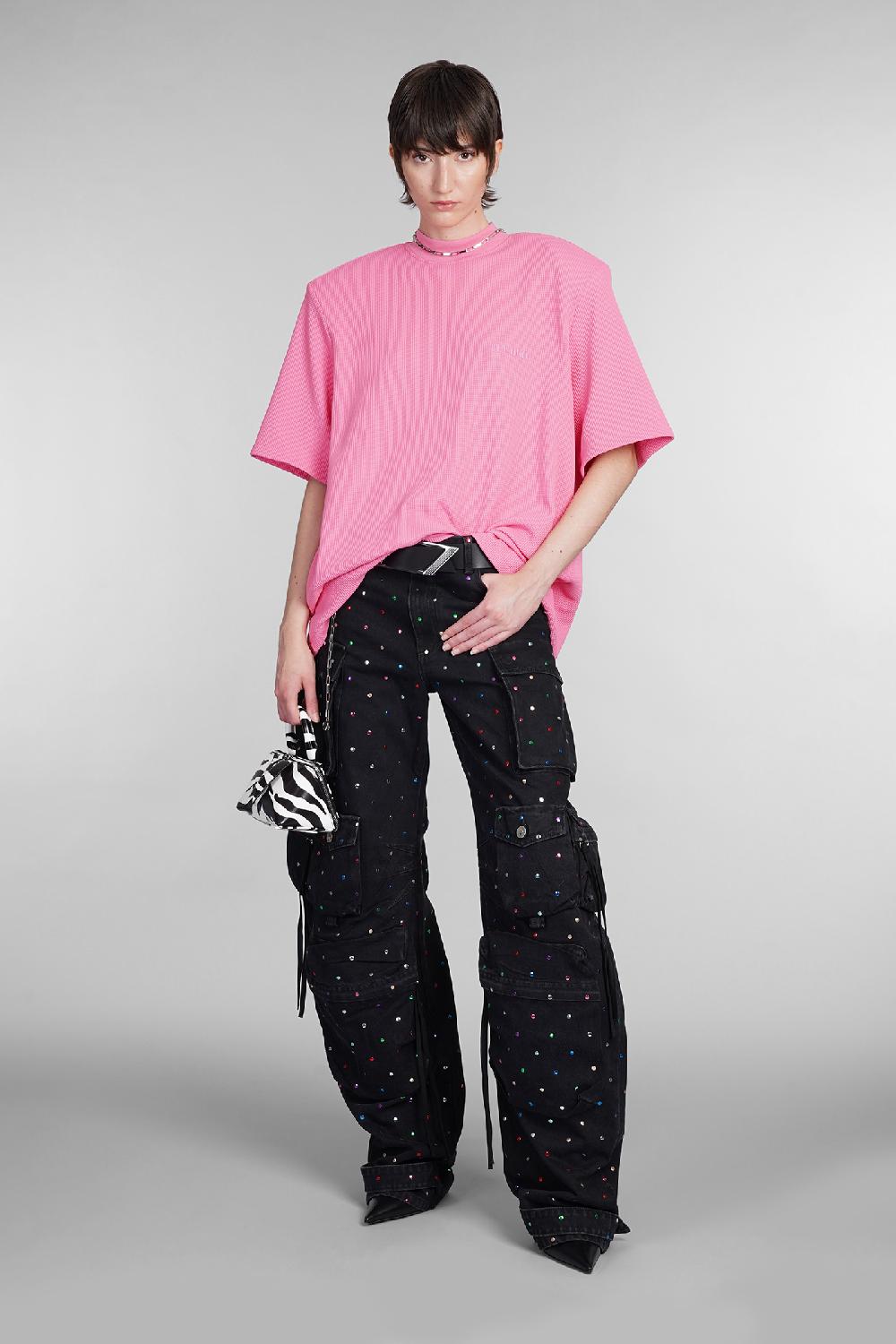 Deliberti The Attico T-shirt Kilie In Poliammide Fucsia Cod. 402025 - Deliberti The Luxury Shopping