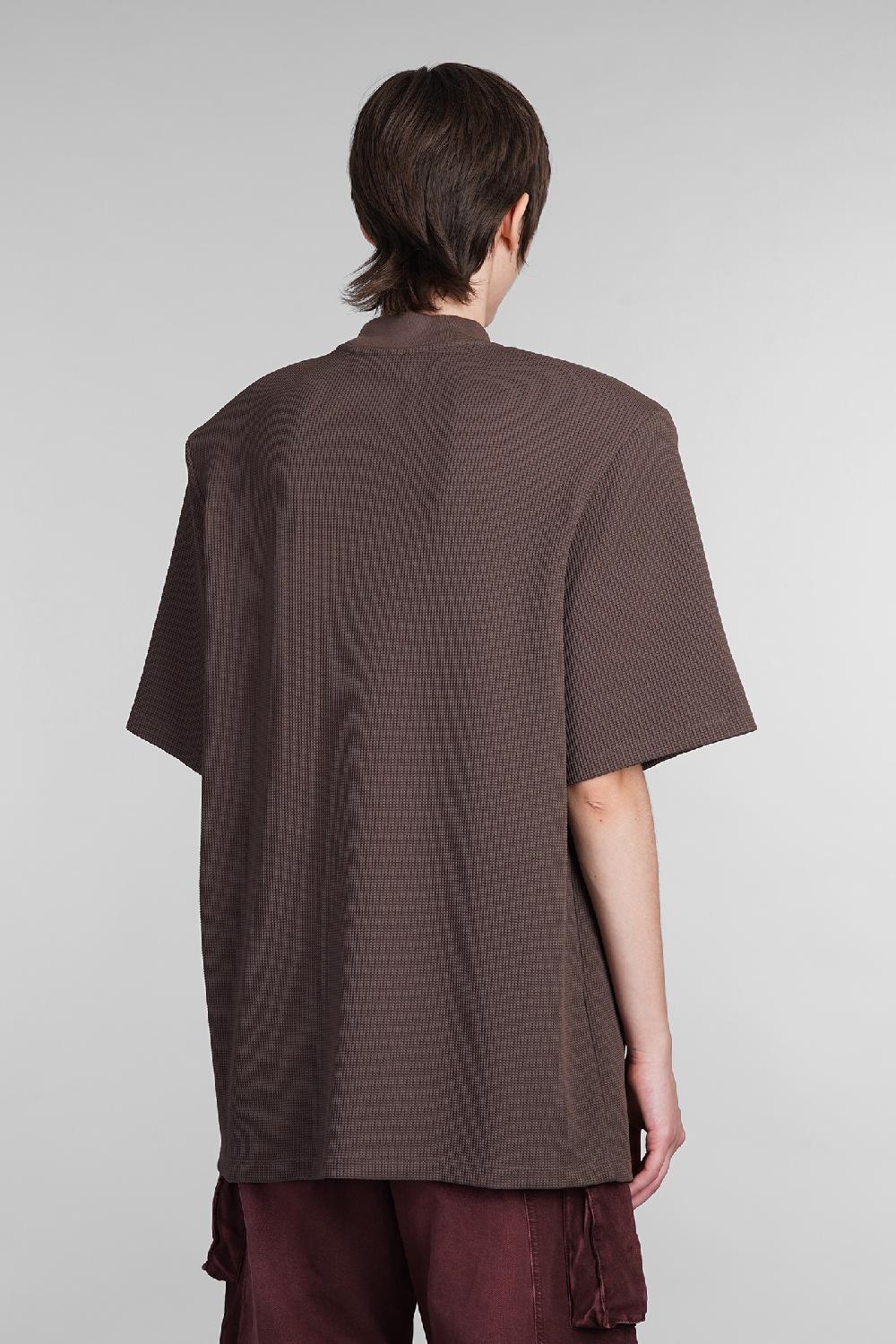 Deliberti The Attico T-shirt Kilie In Poliammide Marrone Cod. 402026 - Deliberti The Luxury Shopping