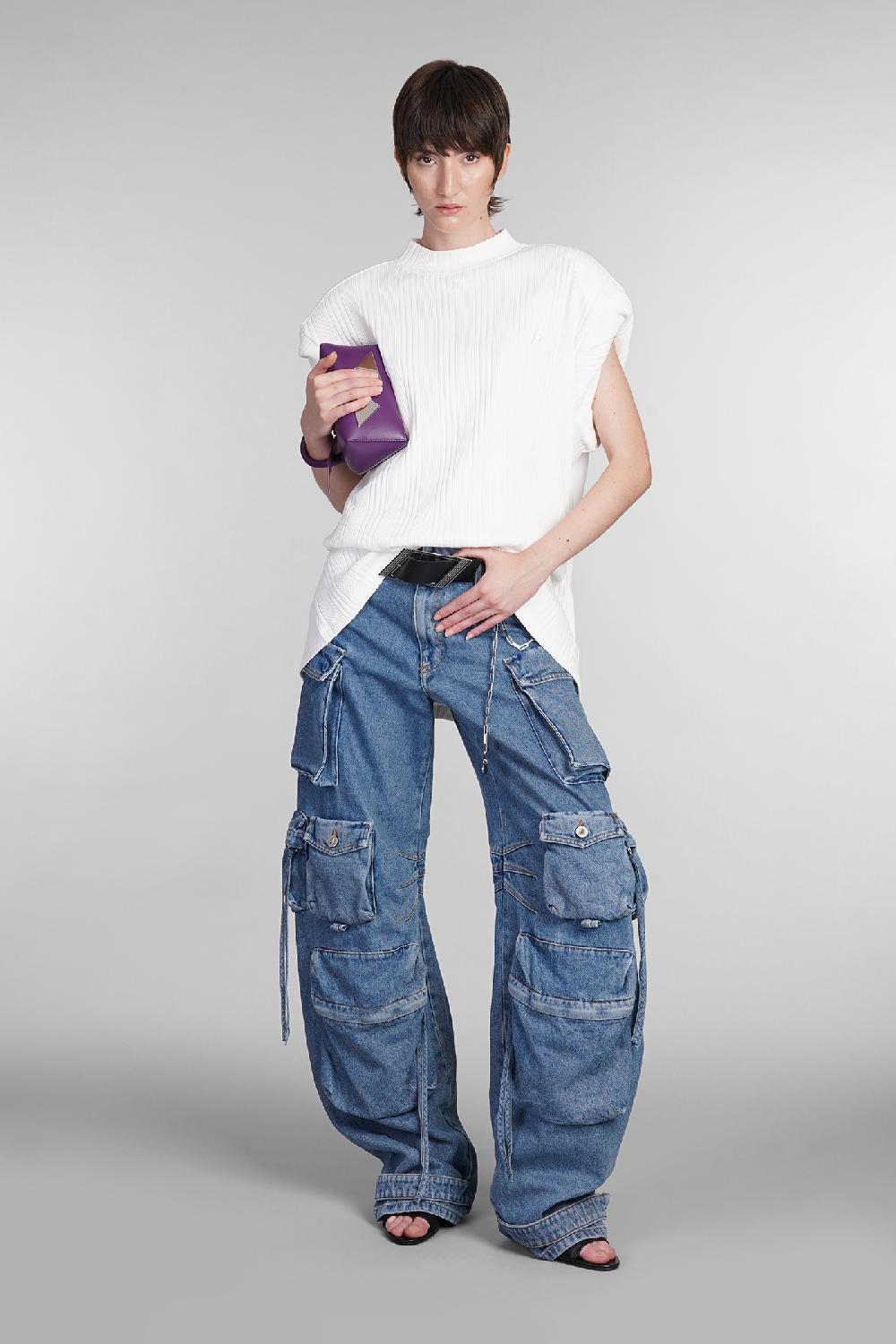 Deliberti The Attico T-shirt Laurie In Cotone Bianco Cod. 402027 - Deliberti The Luxury Shopping