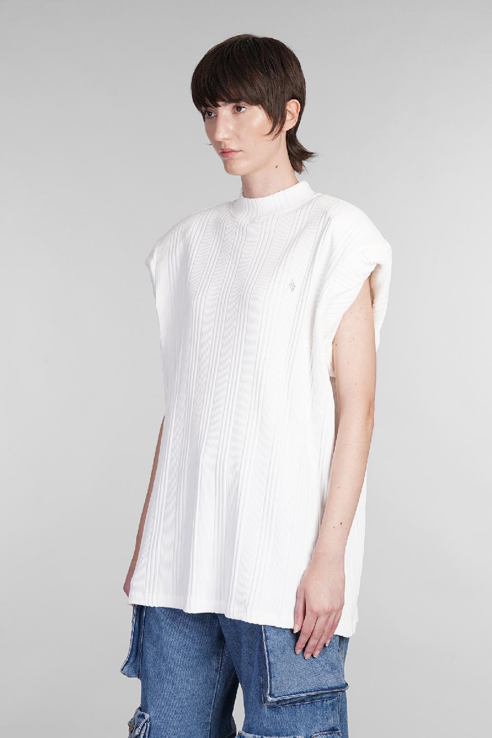 Deliberti The Attico T-shirt Laurie In Cotone Bianco Cod. 402027 - Deliberti The Luxury Shopping