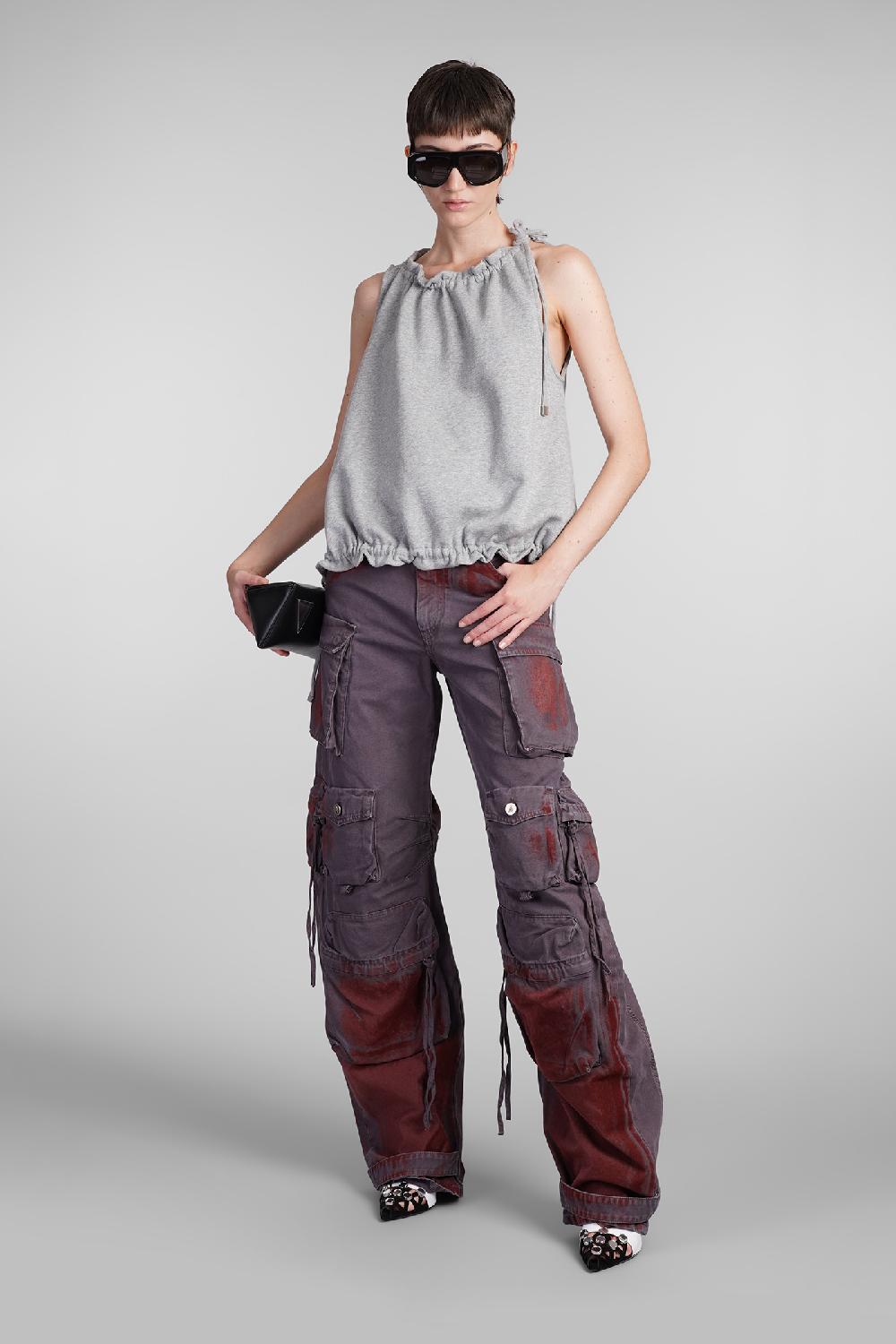 Deliberti The Attico Topwear In Cotone Grigio Cod. 403293 - Deliberti The Luxury Shopping