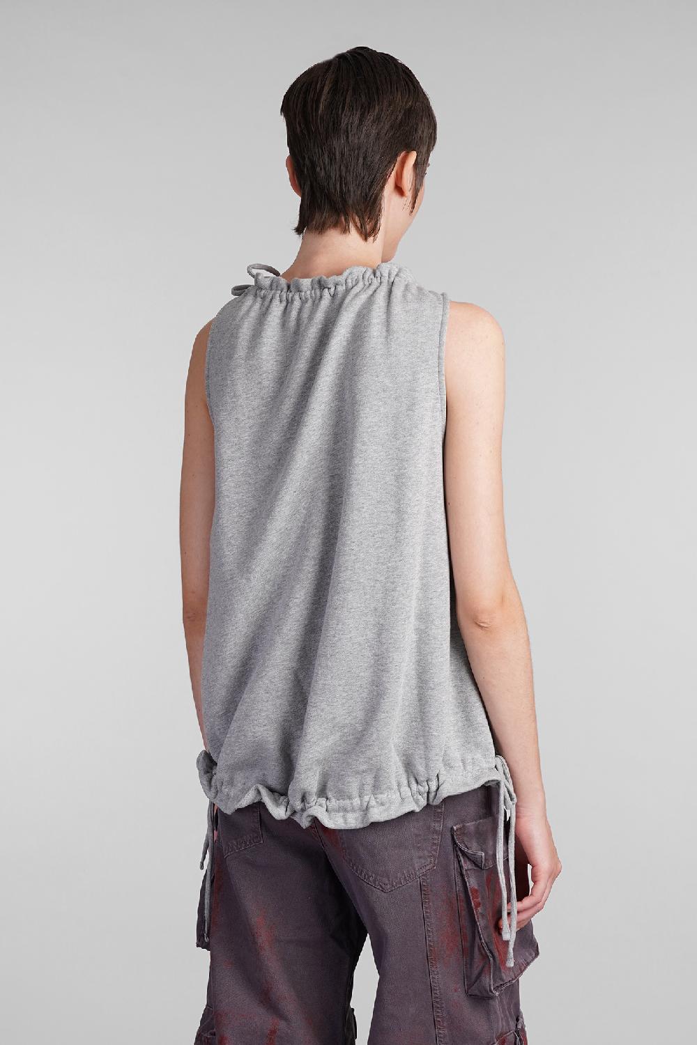 Deliberti The Attico Topwear In Cotone Grigio Cod. 403293 - Deliberti The Luxury Shopping