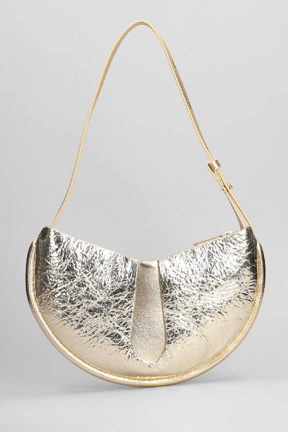 Deliberti THEMOIRè Borsa A Spalla Ebe Pineapple In Ecopelle Oro Cod. 394148 - Deliberti The Luxury Shopping