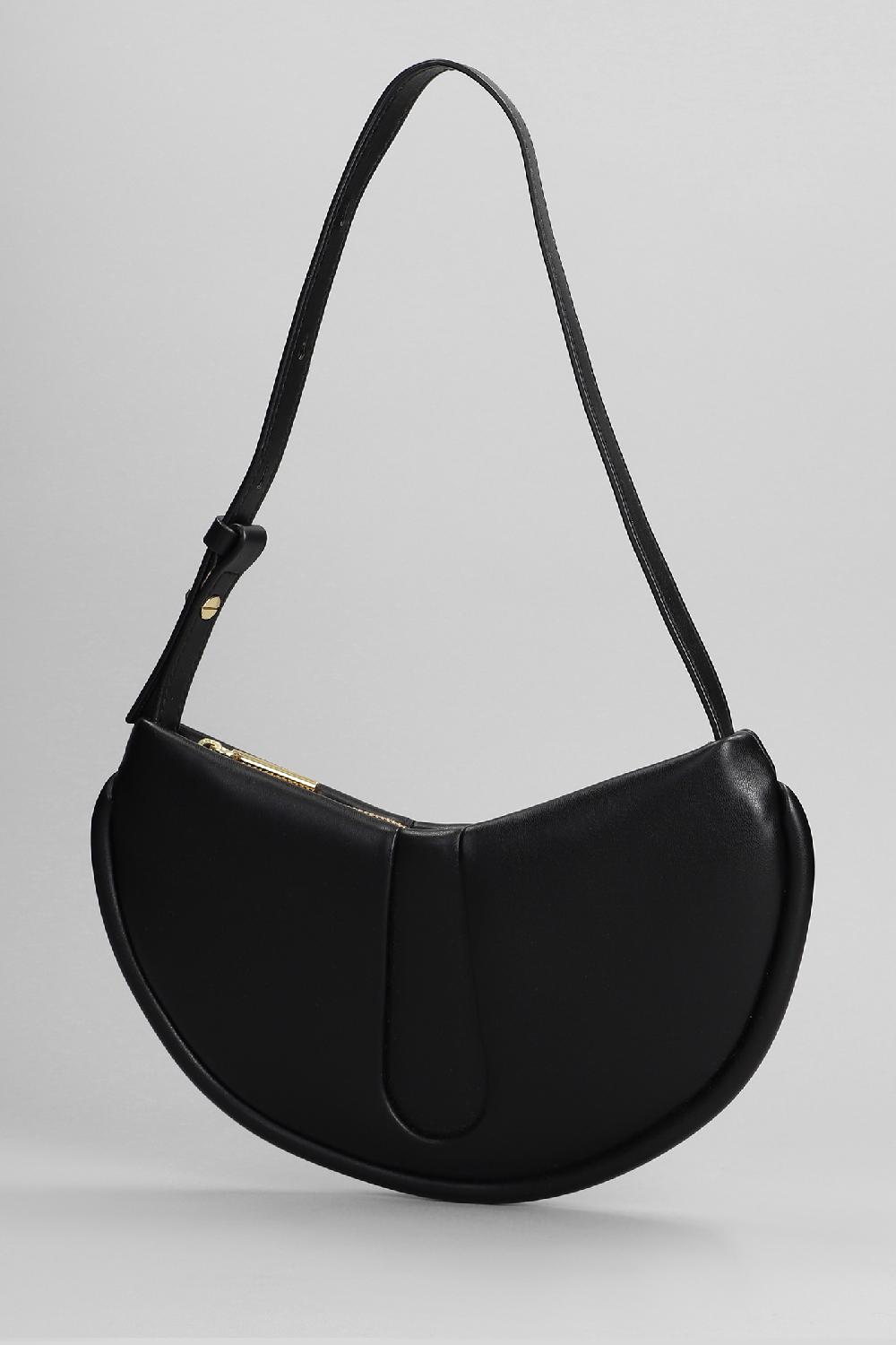 Deliberti THEMOIRè Borsa A Spalla Ebe Vegan In Ecopelle Nera Cod. 394147 - Deliberti The Luxury Shopping