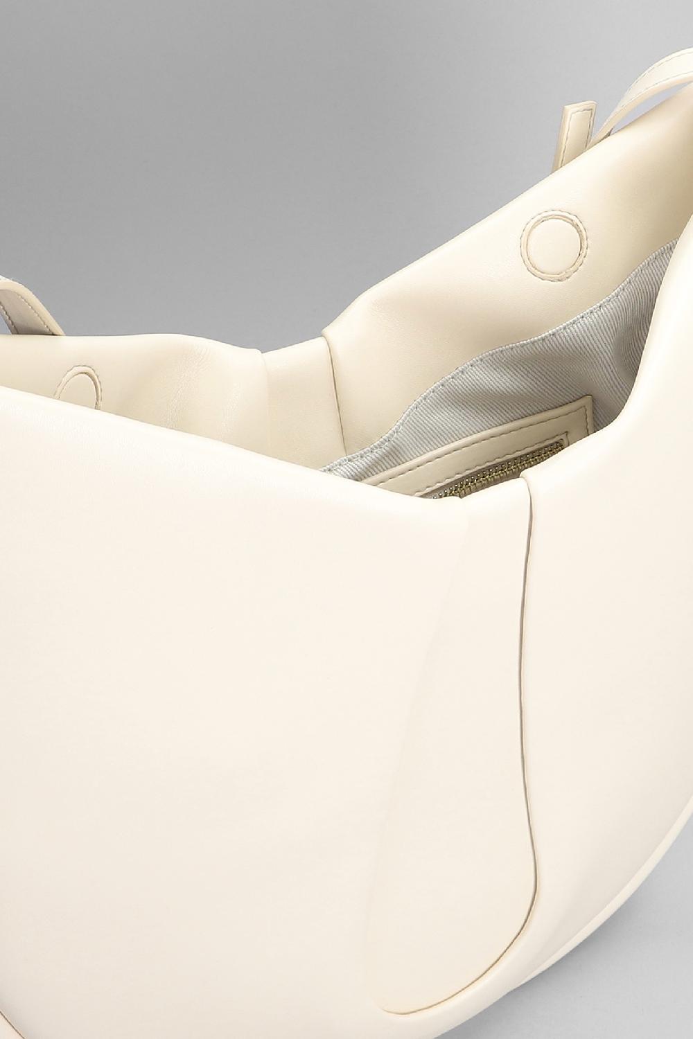 Deliberti THEMOIRè Borsa A Spalla Tike Vegan In Ecopelle Beige Cod. 394145 - Deliberti The Luxury Shopping