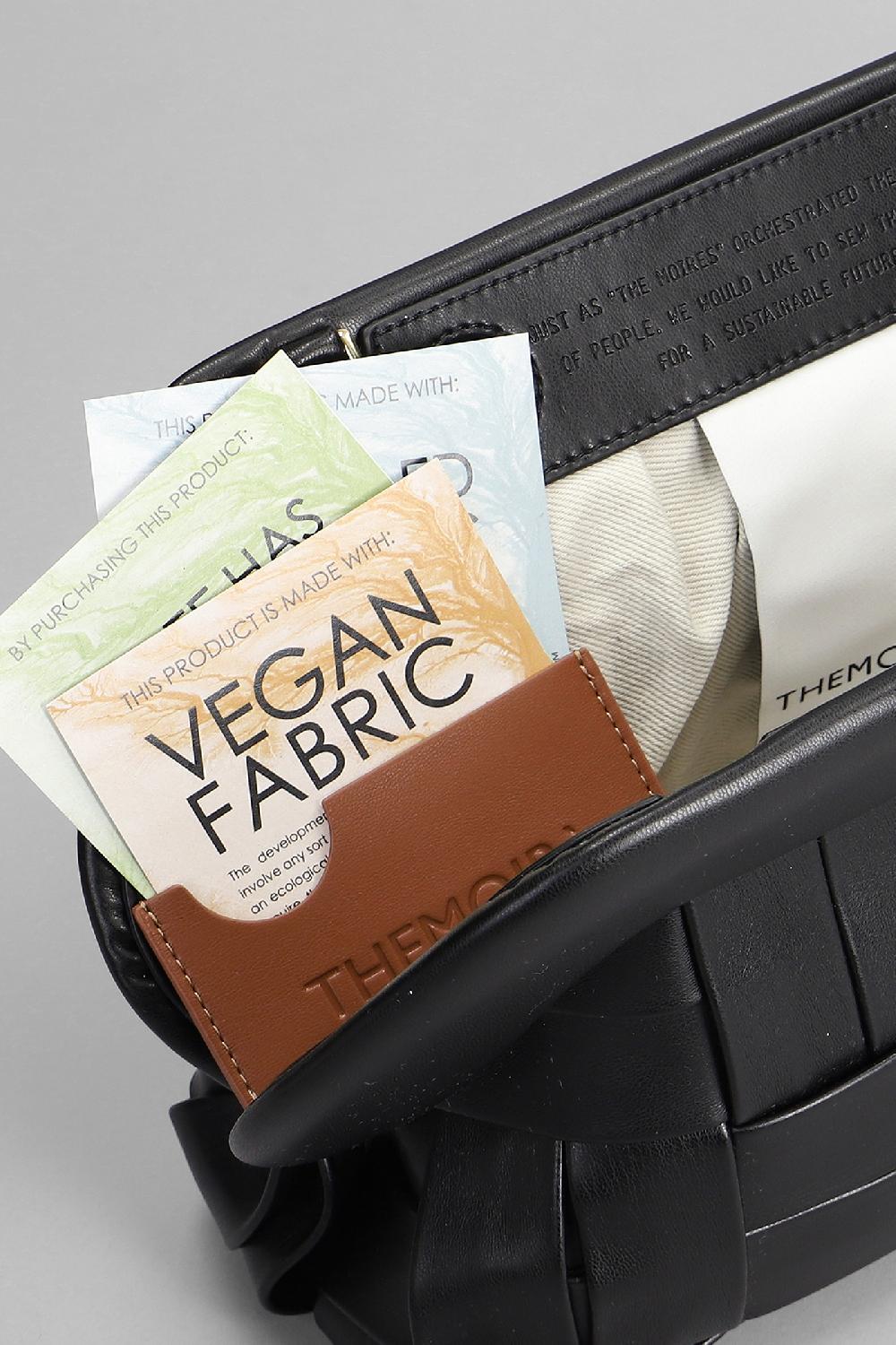 Deliberti THEMOIRè Pochette Bios Flat In Ecopelle Nera Cod. 386255 - Deliberti The Luxury Shopping