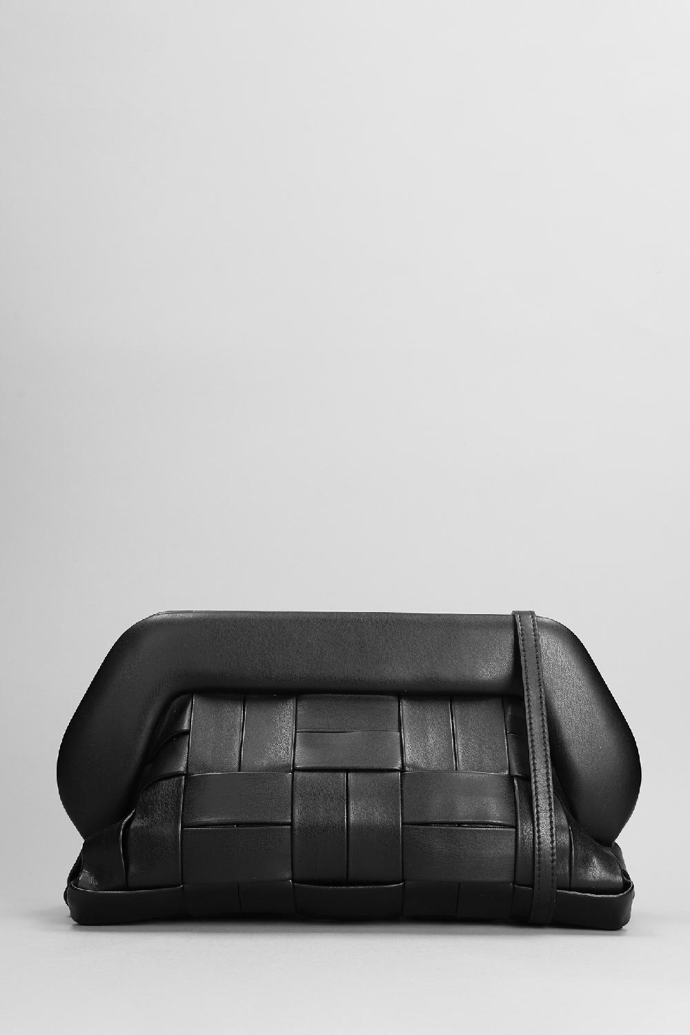 Deliberti THEMOIRè Pochette bios flat in ecopelle nera cod. 386255 - Deliberti The Luxury Shopping