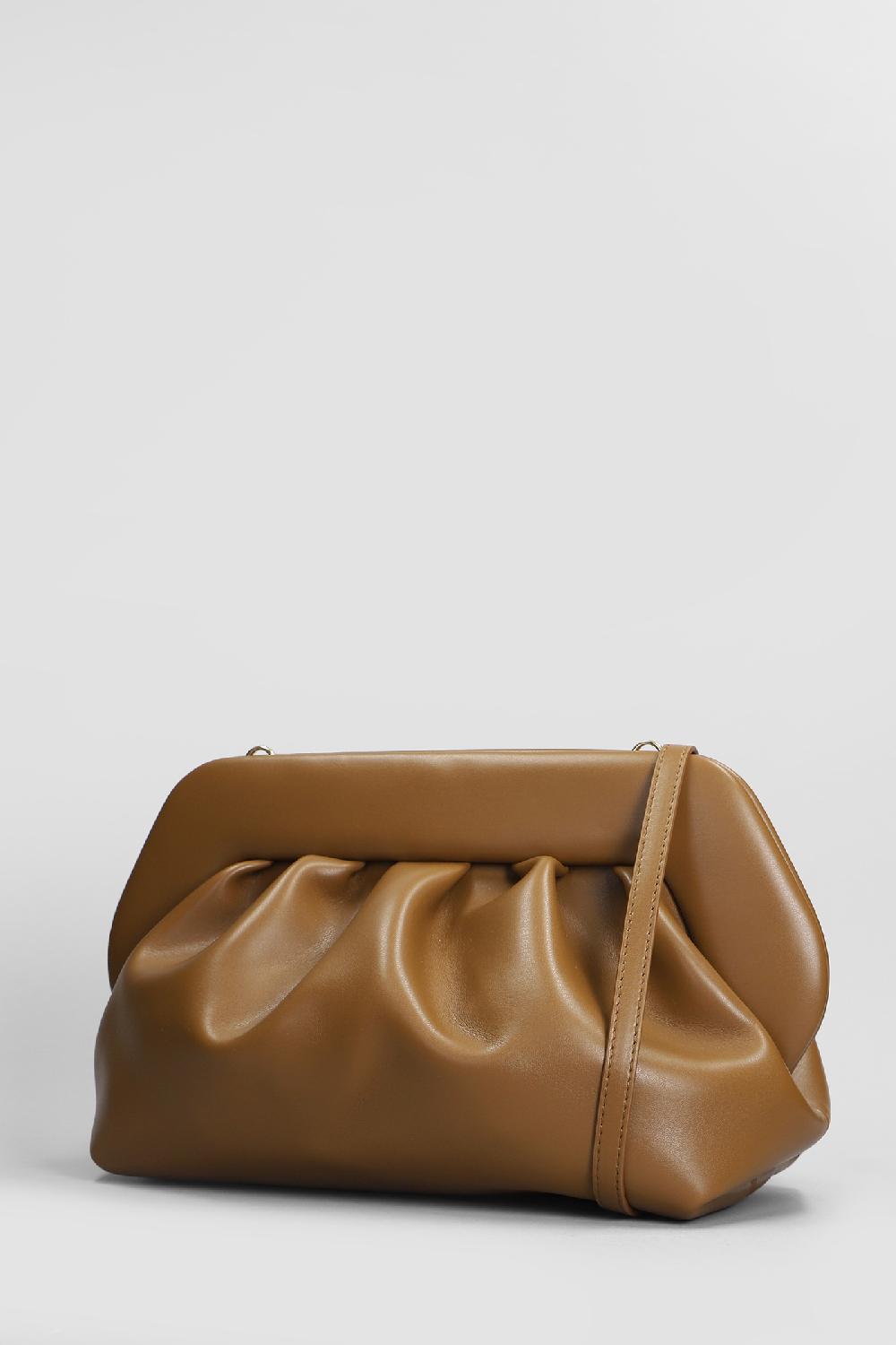 Deliberti THEMOIRè Pochette Bios Vegan Fabric In Ecopelle Cuoio Naturale Cod. 405899 - Deliberti The Luxury Shopping