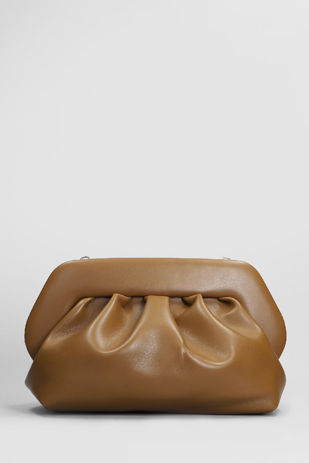 Deliberti THEMOIRè Pochette Bios Vegan Fabric In Ecopelle Cuoio Naturale Cod. 405899 - Deliberti The Luxury Shopping