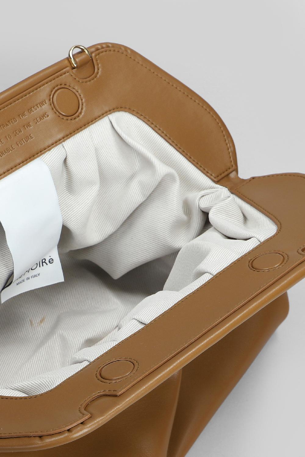 Deliberti THEMOIRè Pochette Bios Vegan Fabric In Ecopelle Cuoio Naturale Cod. 405899 - Deliberti The Luxury Shopping