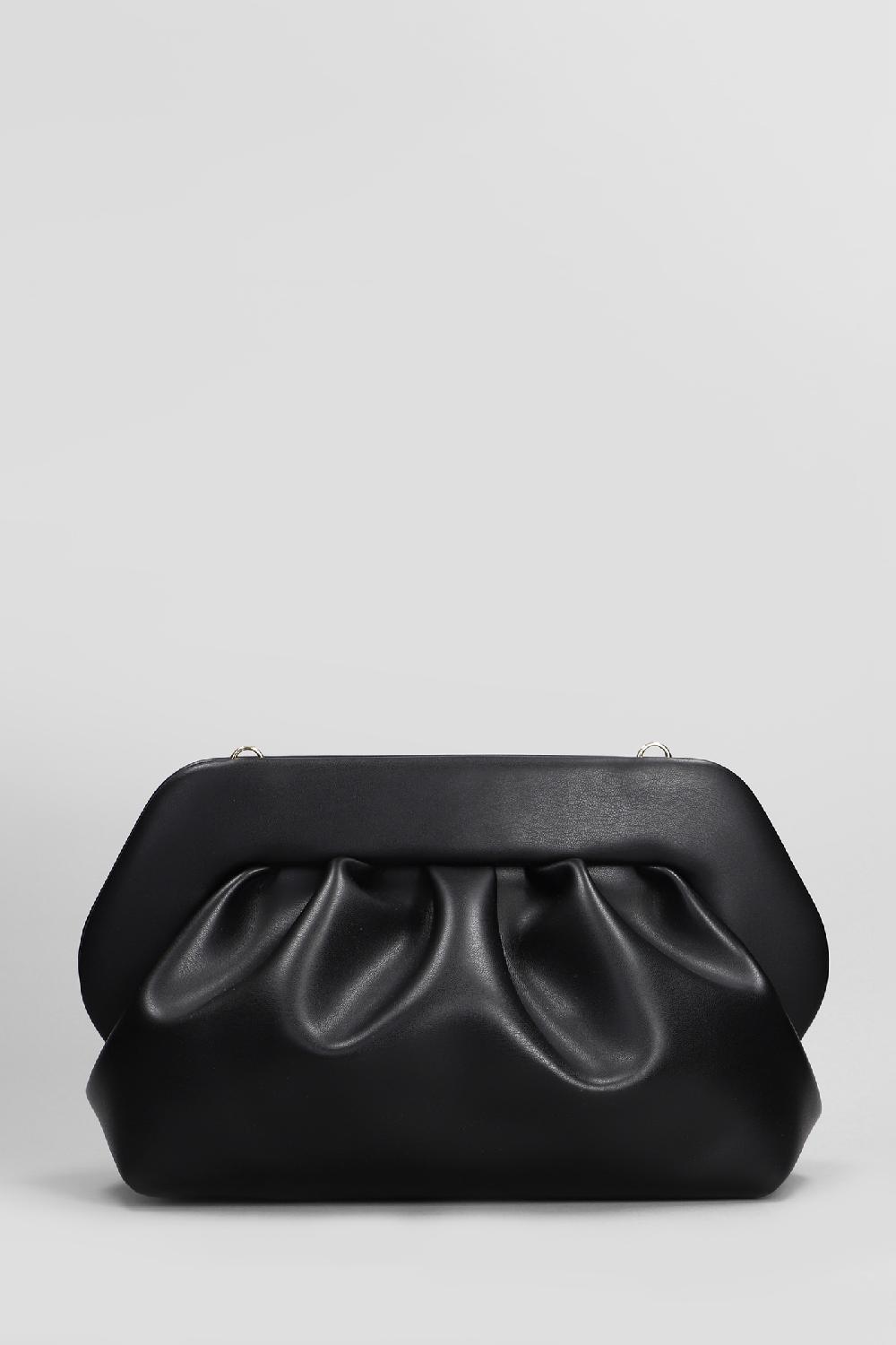 Deliberti THEMOIRè Pochette Bios Vegan Fabric In Ecopelle Nera Cod. 405896 - Deliberti The Luxury Shopping