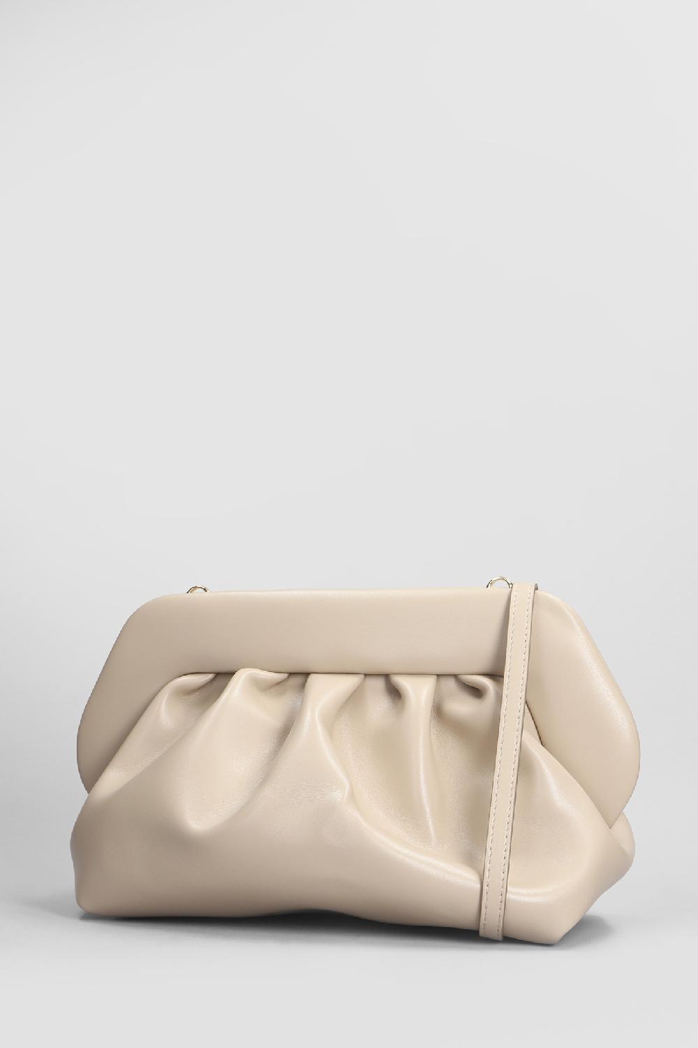 Deliberti THEMOIRè Pochette Bios Vegan Fabric In Ecopelle Taupe Cod. 405897 - Deliberti The Luxury Shopping