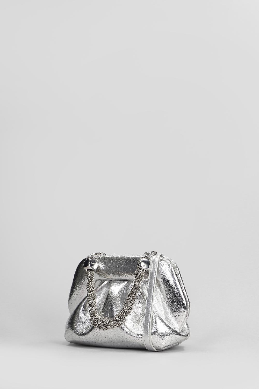 Deliberti THEMOIRè Pochette Gea Palma In Ecopelle Argento Cod. 405902 - Deliberti The Luxury Shopping