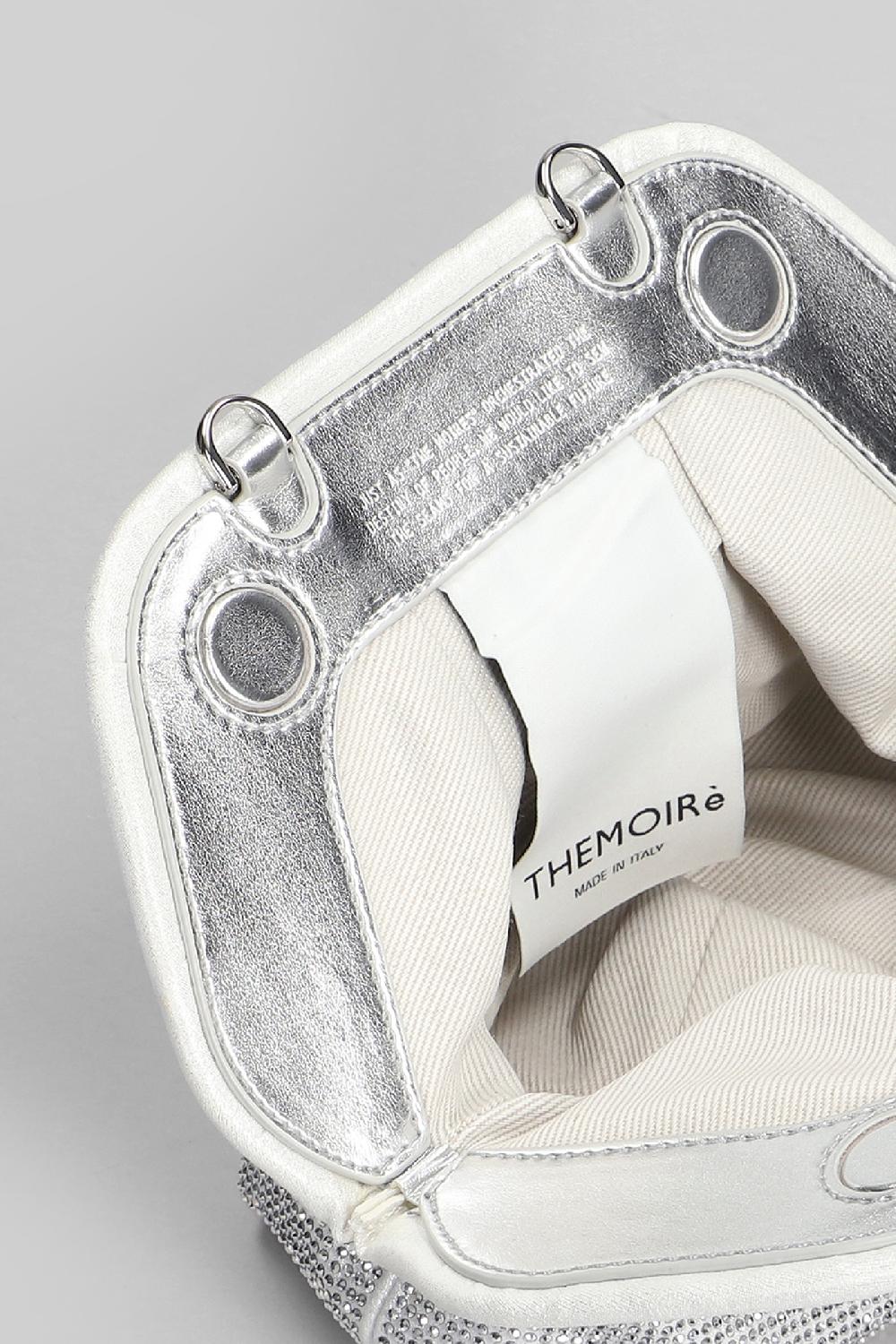 Deliberti THEMOIRè Pochette Gea Strass In Ecopelle Argento Cod. 405887 - Deliberti The Luxury Shopping