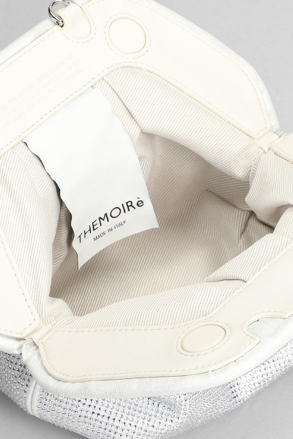 Deliberti THEMOIRè Pochette Gea Strass In Tessuto Argento Cod. 400345 - Deliberti The Luxury Shopping