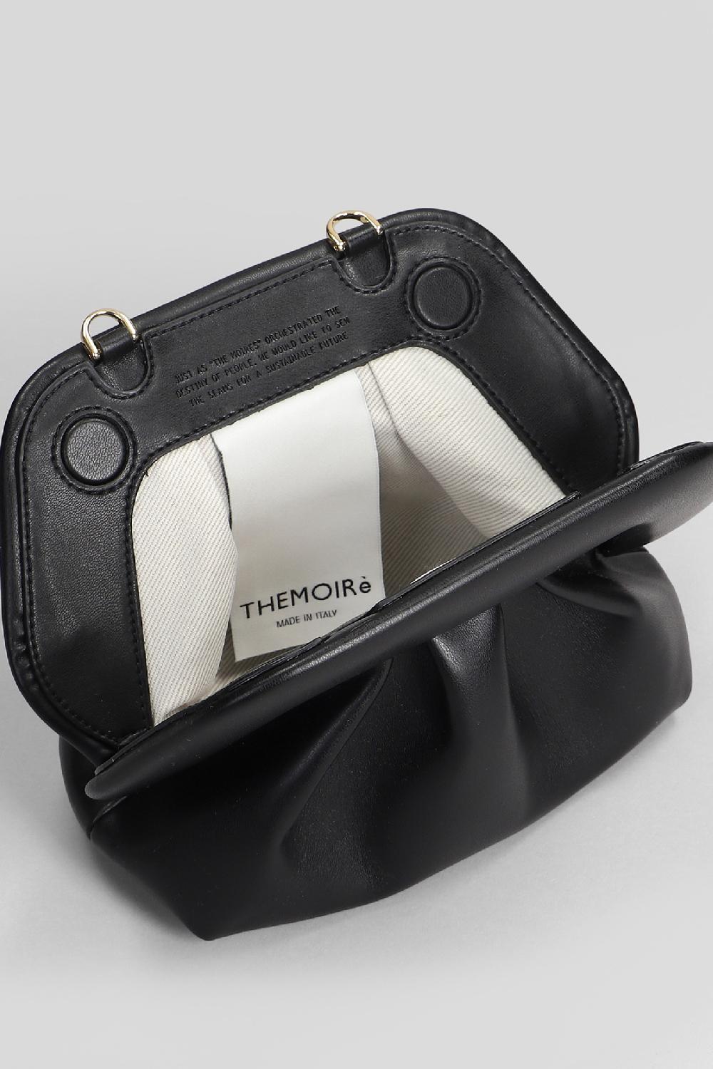 Deliberti THEMOIRè Pochette Gea Vegan Fabric In Ecopelle Nera Cod. 405892 - Deliberti The Luxury Shopping