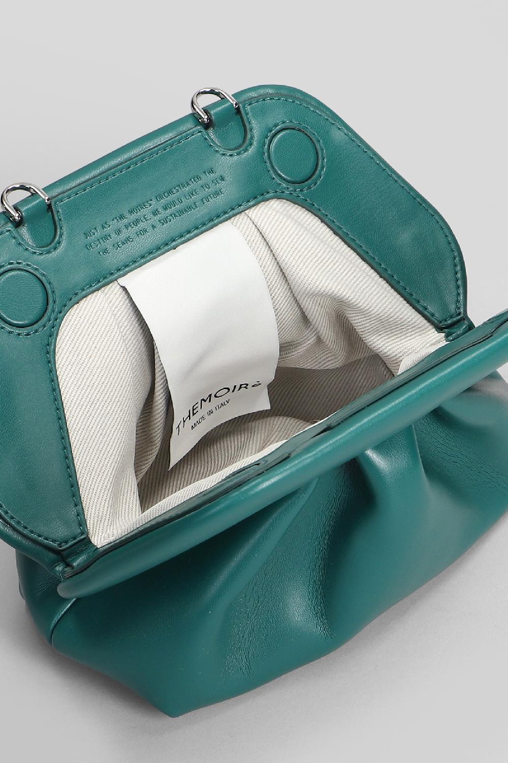 Deliberti THEMOIRè Pochette Gea Vegan Fabric In Ecopelle Verde Cod. 405893 - Deliberti The Luxury Shopping