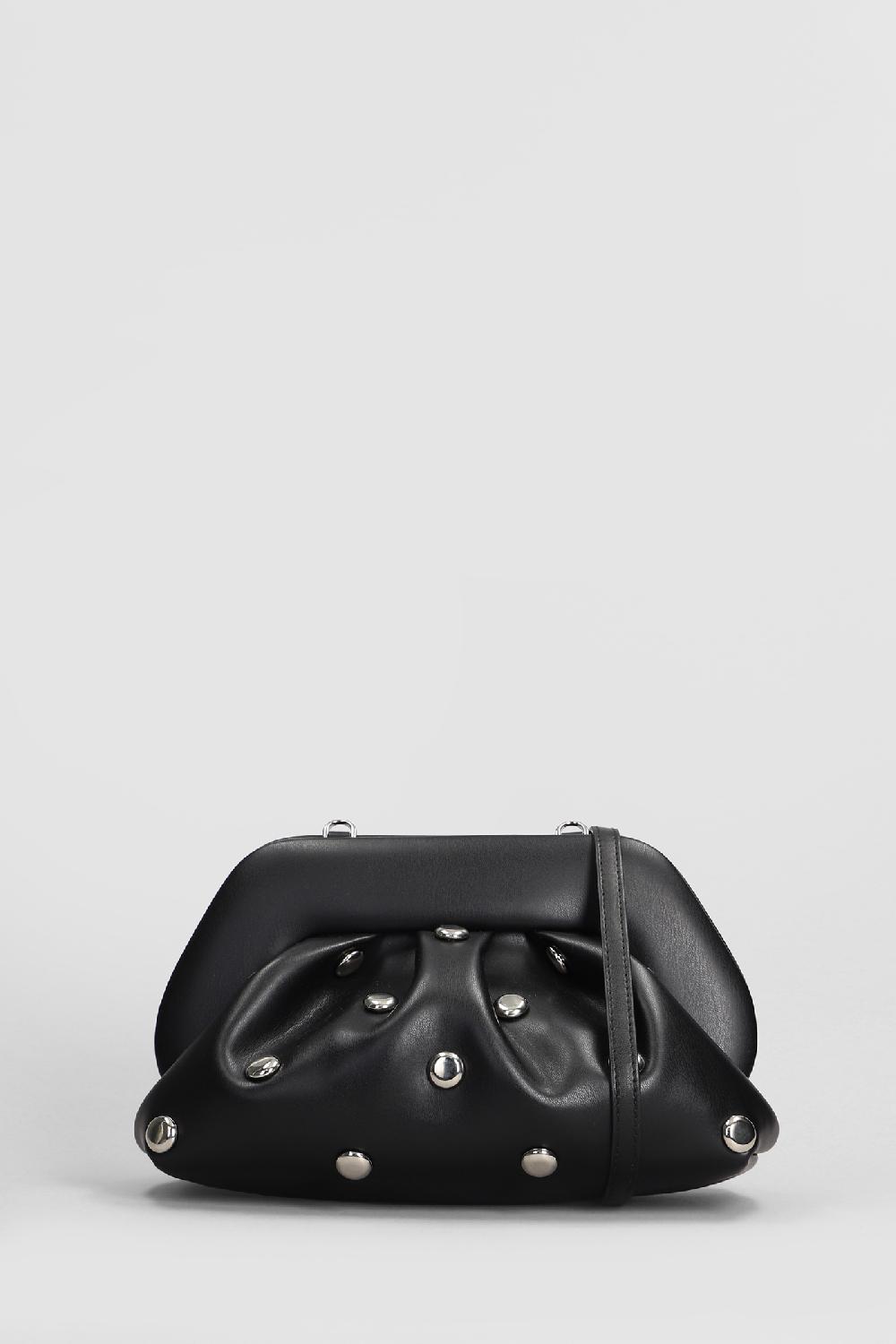 Deliberti THEMOIRè Pochette tia beads in ecopelle nera cod. 405904 - Deliberti The Luxury Shopping