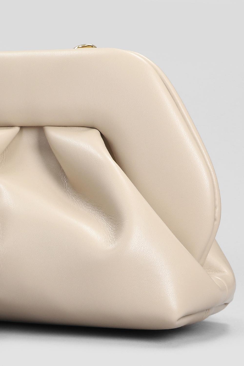 Deliberti THEMOIRè Pochette Tia Vegan Fabric In Cotone Taupe Cod. 405883 - Deliberti The Luxury Shopping