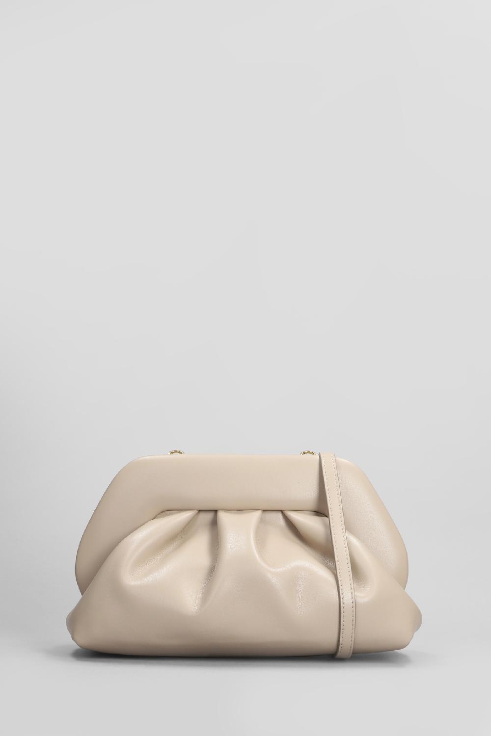 Deliberti THEMOIRè Pochette tia vegan fabric in cotone taupe cod. 405883 - Deliberti The Luxury Shopping