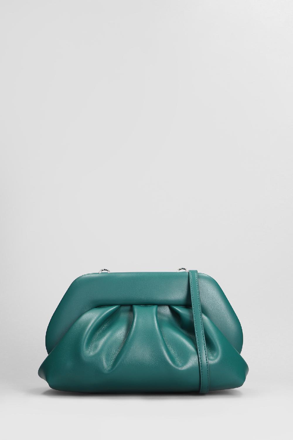 Deliberti THEMOIRè Pochette tia vegan fabric in cotone verde cod. 405884 - Deliberti The Luxury Shopping