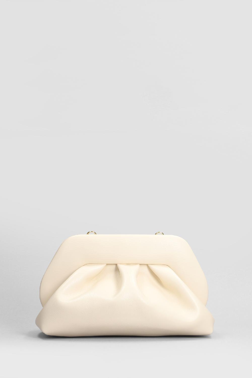 Deliberti THEMOIRè Pochette Tia Vegan Fabric In Ecopelle Beige Cod. 405882 - Deliberti The Luxury Shopping