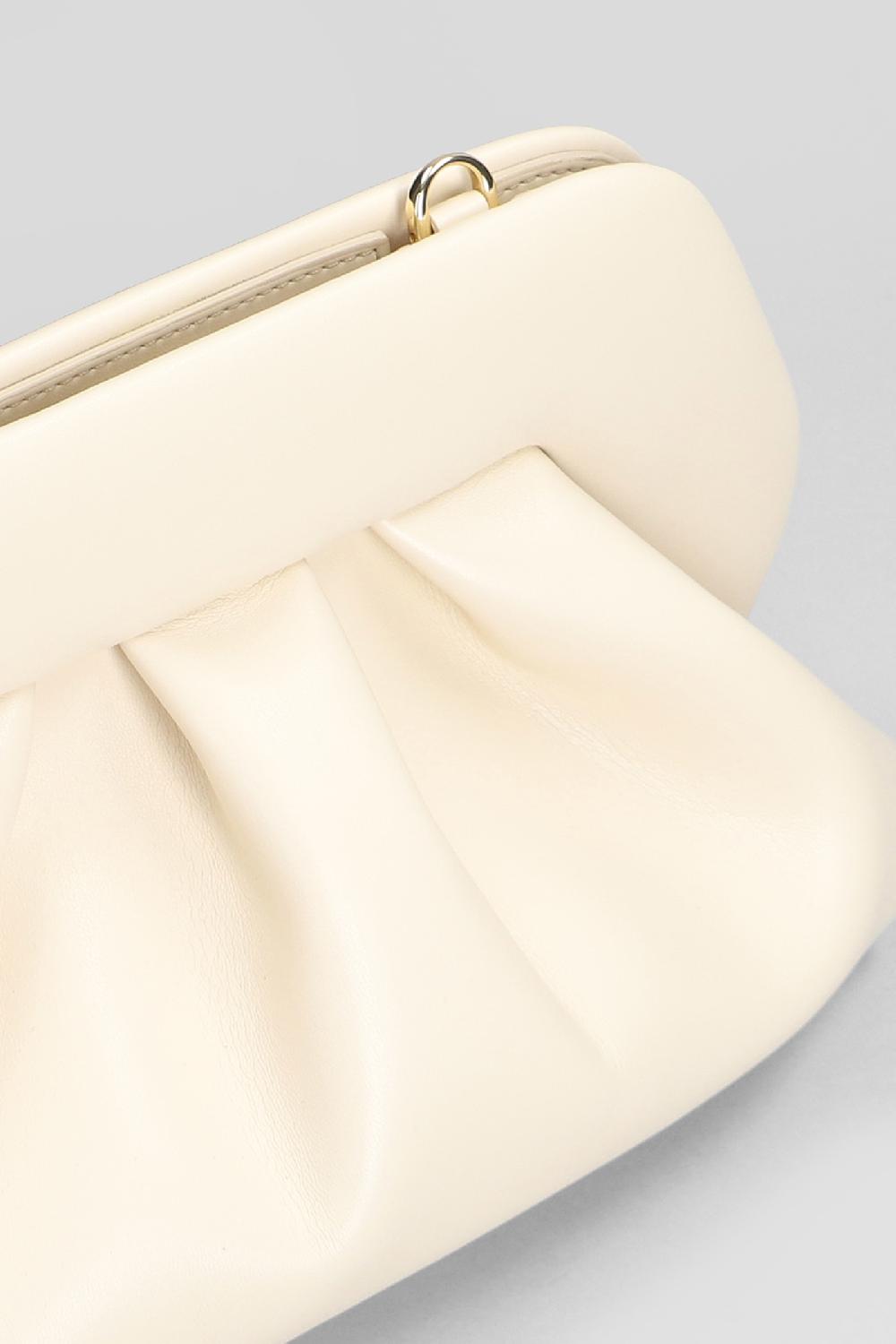 Deliberti THEMOIRè Pochette Tia Vegan Fabric In Ecopelle Beige Cod. 405882 - Deliberti The Luxury Shopping