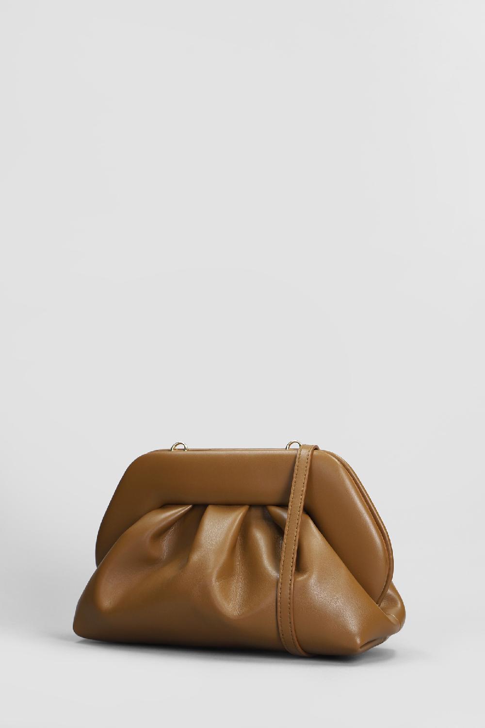 Deliberti THEMOIRè Pochette Tia Vegan Fabric In Ecopelle Cuoio Naturale Cod. 405881 - Deliberti The Luxury Shopping