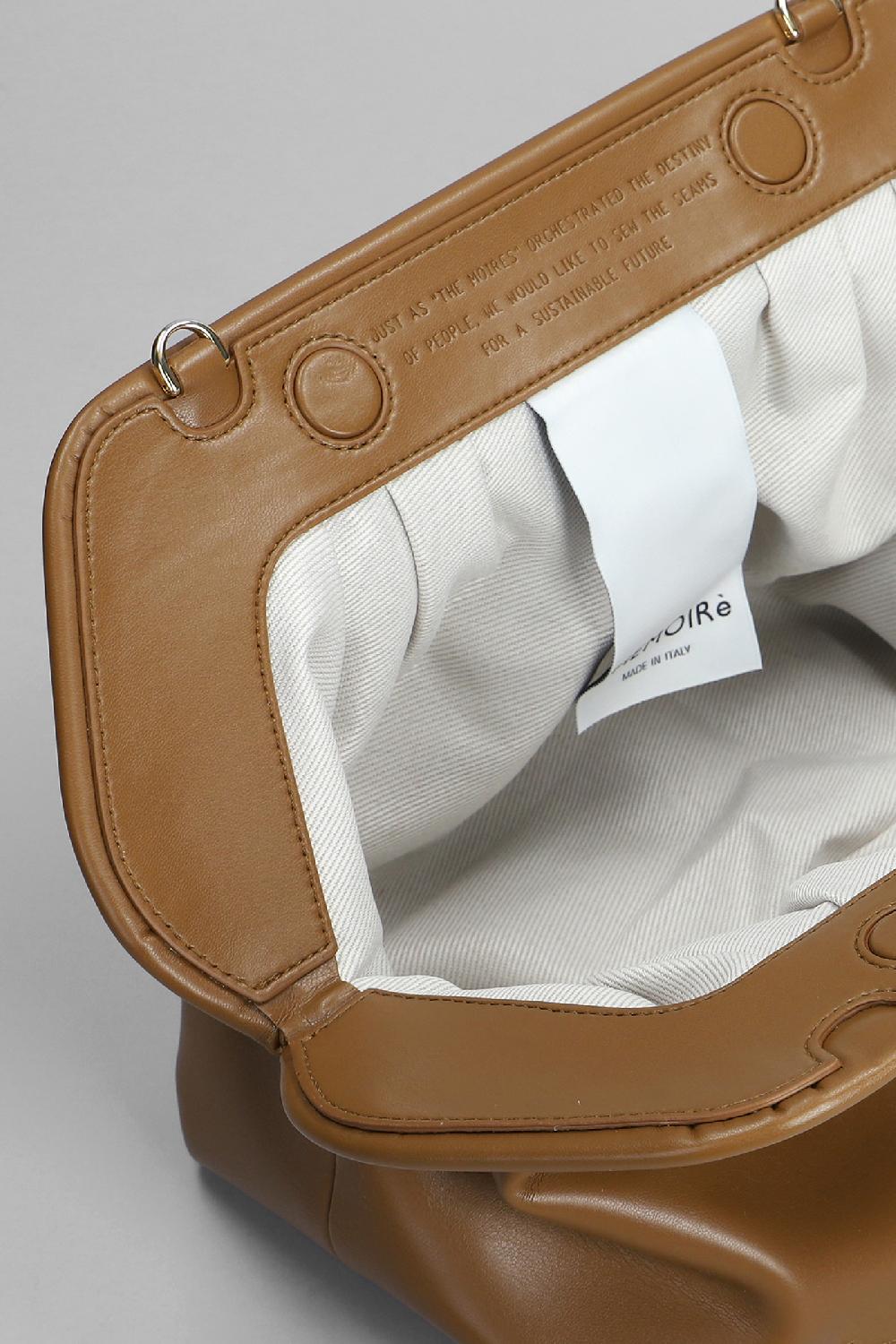 Deliberti THEMOIRè Pochette Tia Vegan Fabric In Ecopelle Cuoio Naturale Cod. 405881 - Deliberti The Luxury Shopping