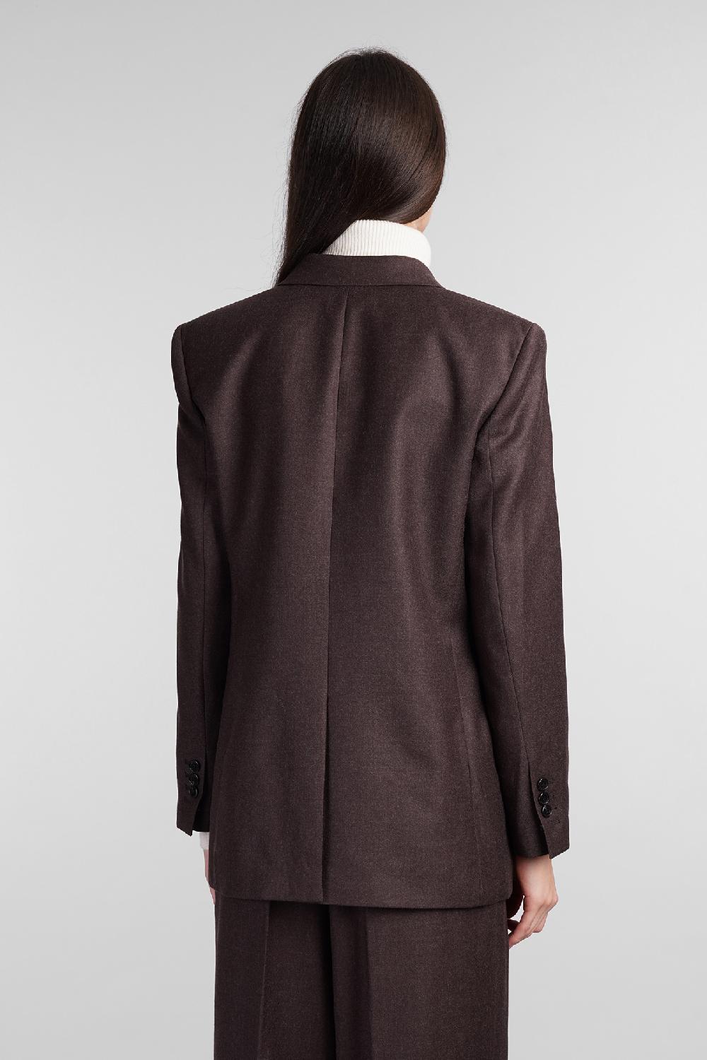 Deliberti Theory Blazer In Lana Marrone Cod. 407422 - Deliberti The Luxury Shopping