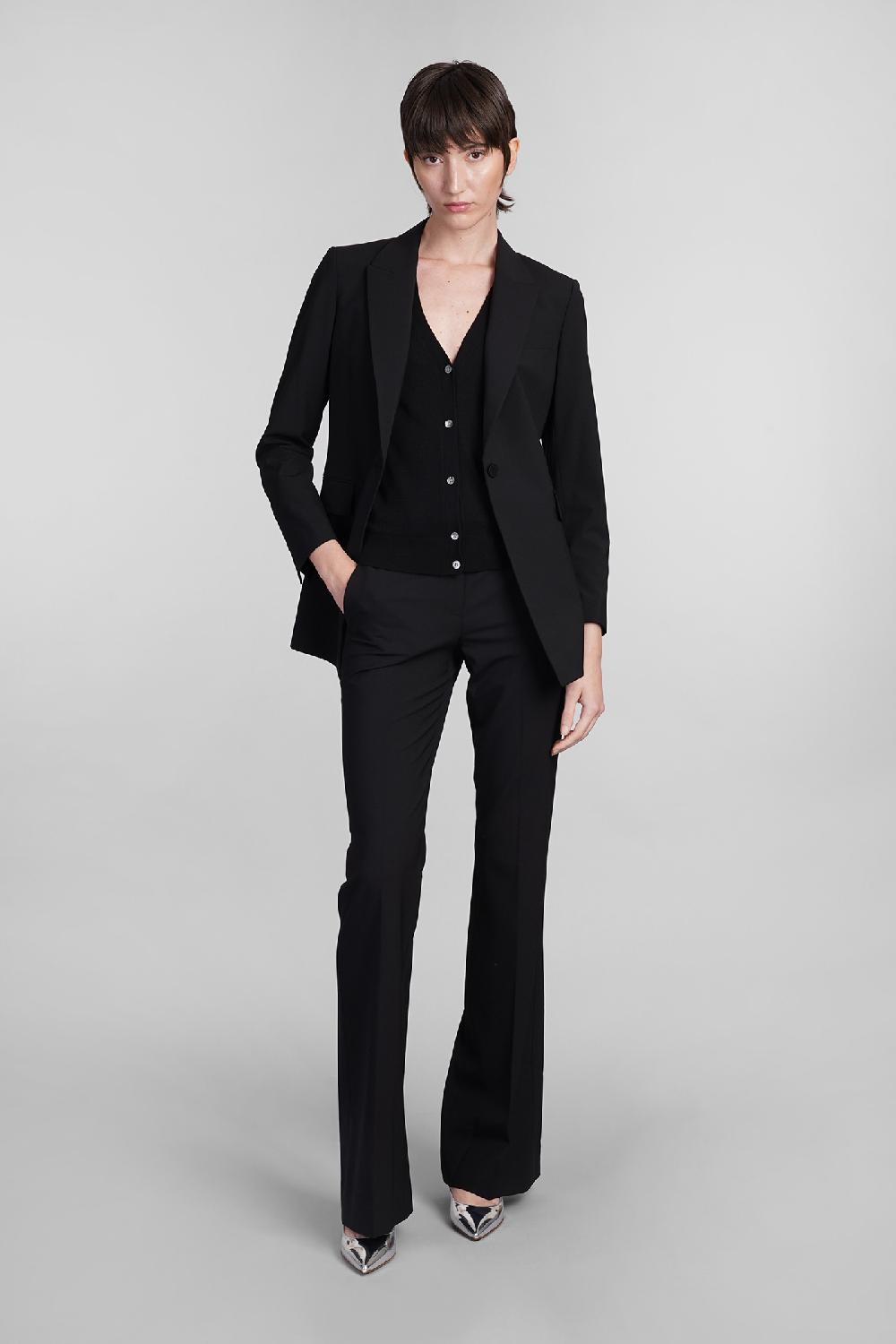 Deliberti Theory Blazer In Lana Nera Cod. 401892 - Deliberti The Luxury Shopping