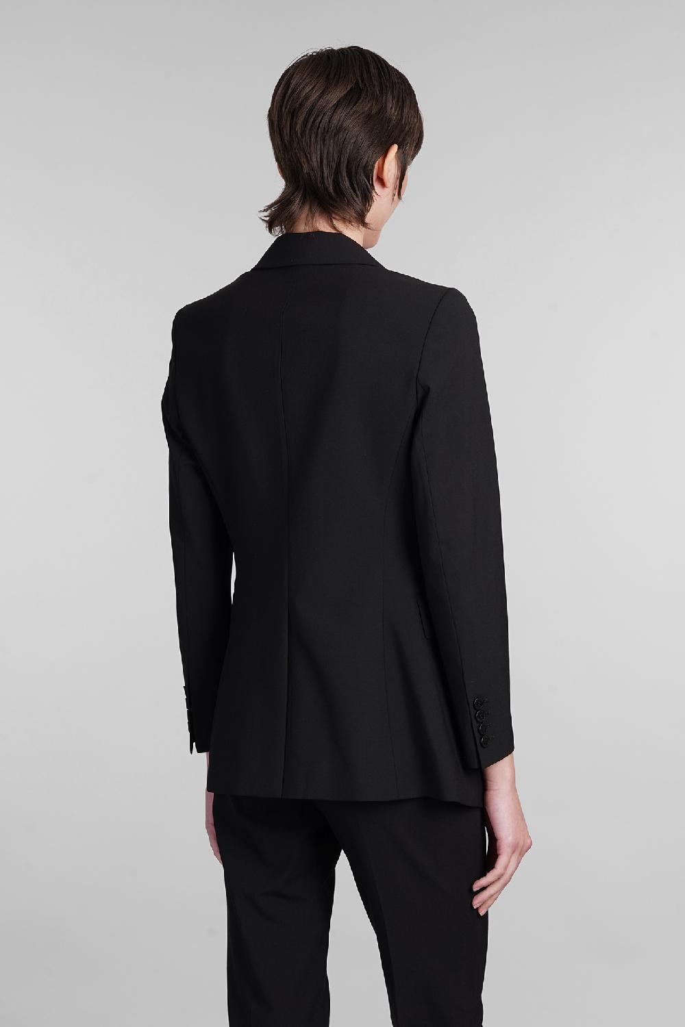 Deliberti Theory Blazer In Lana Nera Cod. 401892 - Deliberti The Luxury Shopping