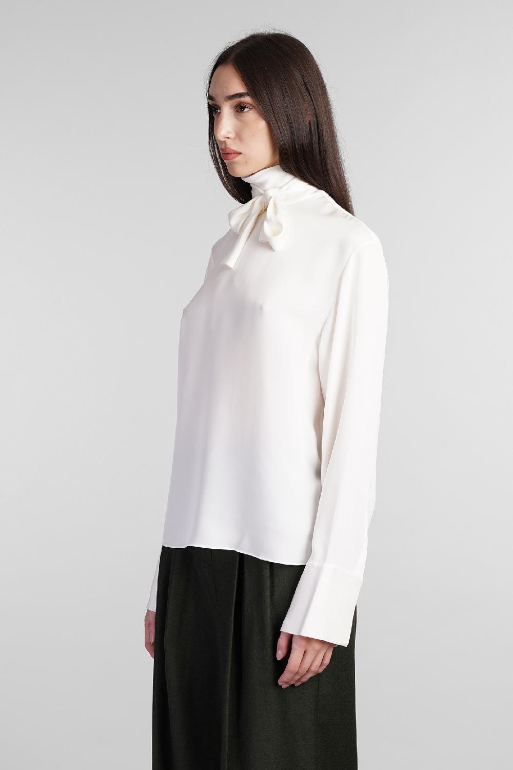 Deliberti Theory Blusa In Seta Beige Cod. 407822 - Deliberti The Luxury Shopping