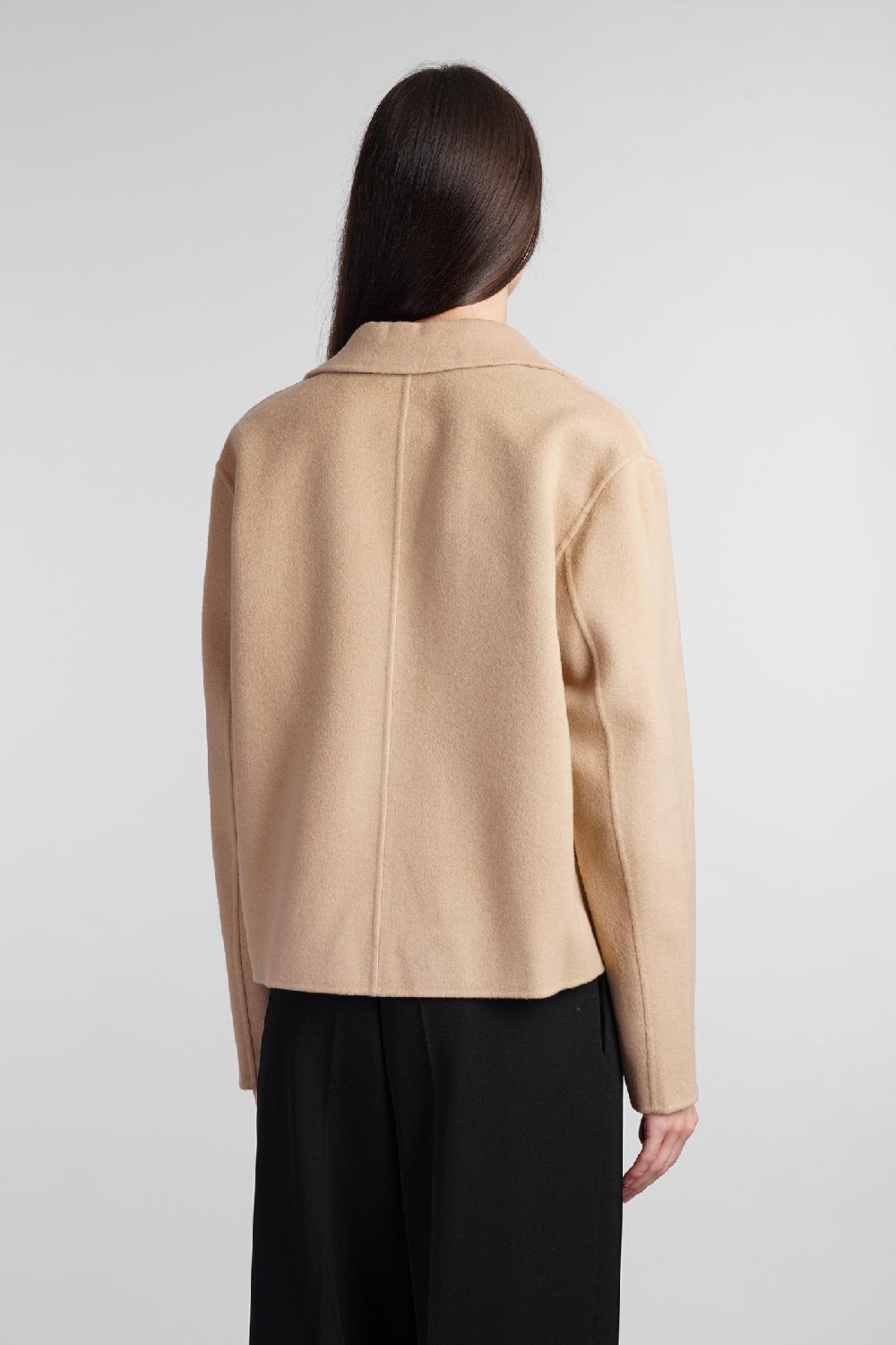 Deliberti Theory Cardigan In Lana Beige Cod. 407820 - Deliberti The Luxury Shopping