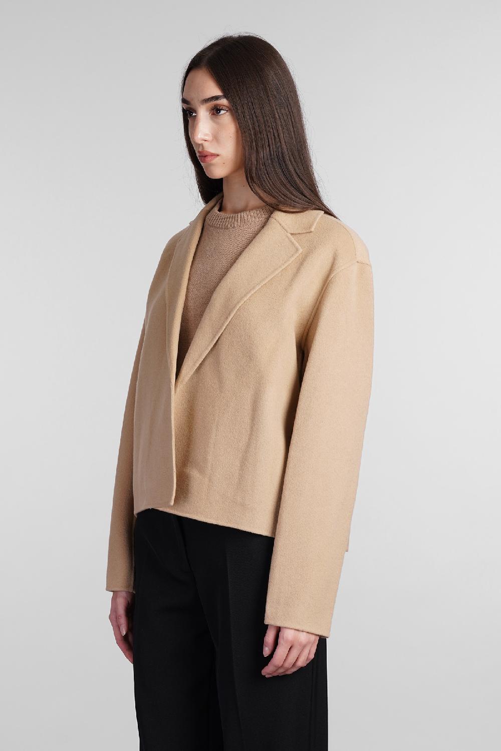Deliberti Theory Cardigan In Lana Beige Cod. 407820 - Deliberti The Luxury Shopping