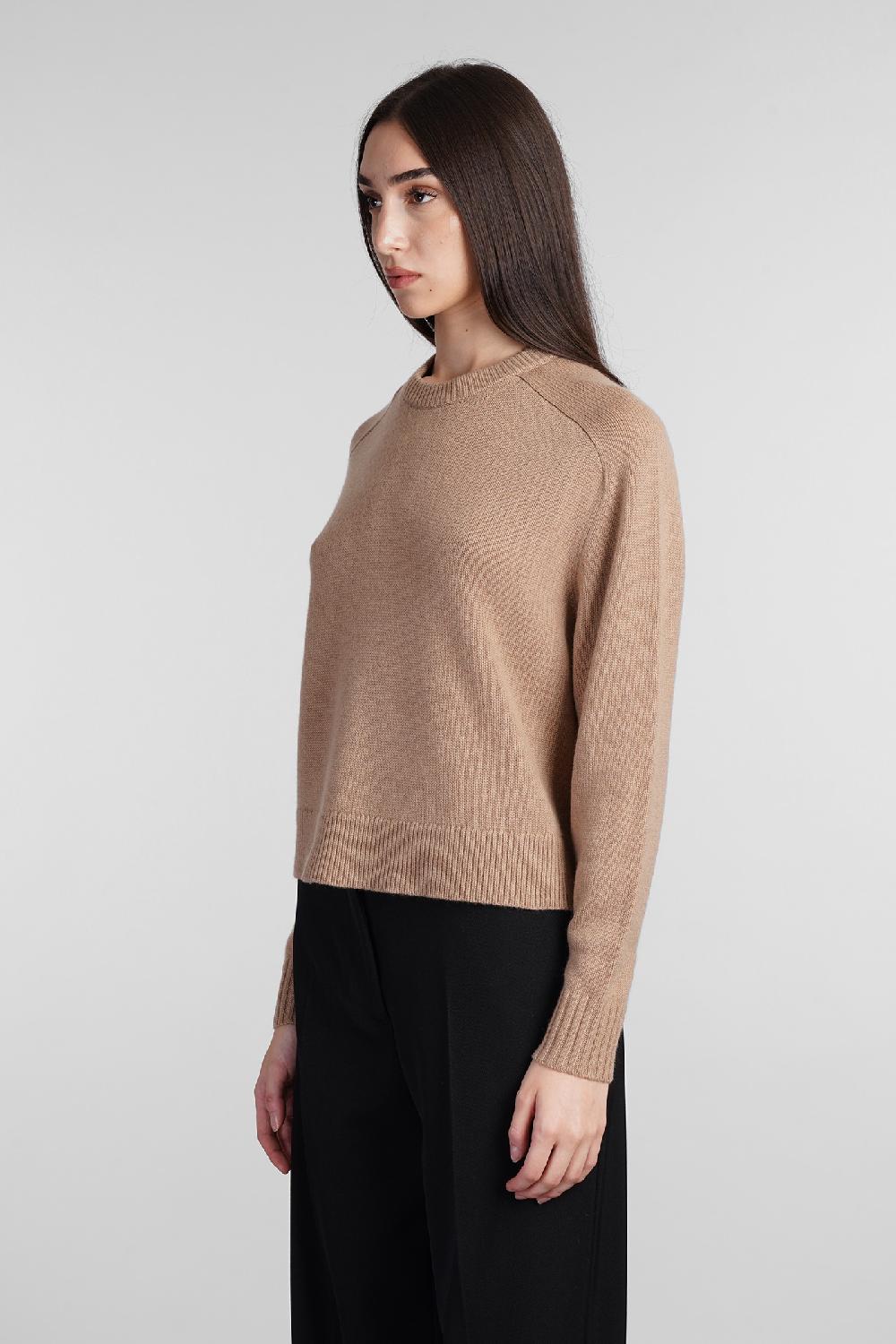 Deliberti Theory Maglia In Cashmere Cammello Cod. 406114 - Deliberti The Luxury Shopping