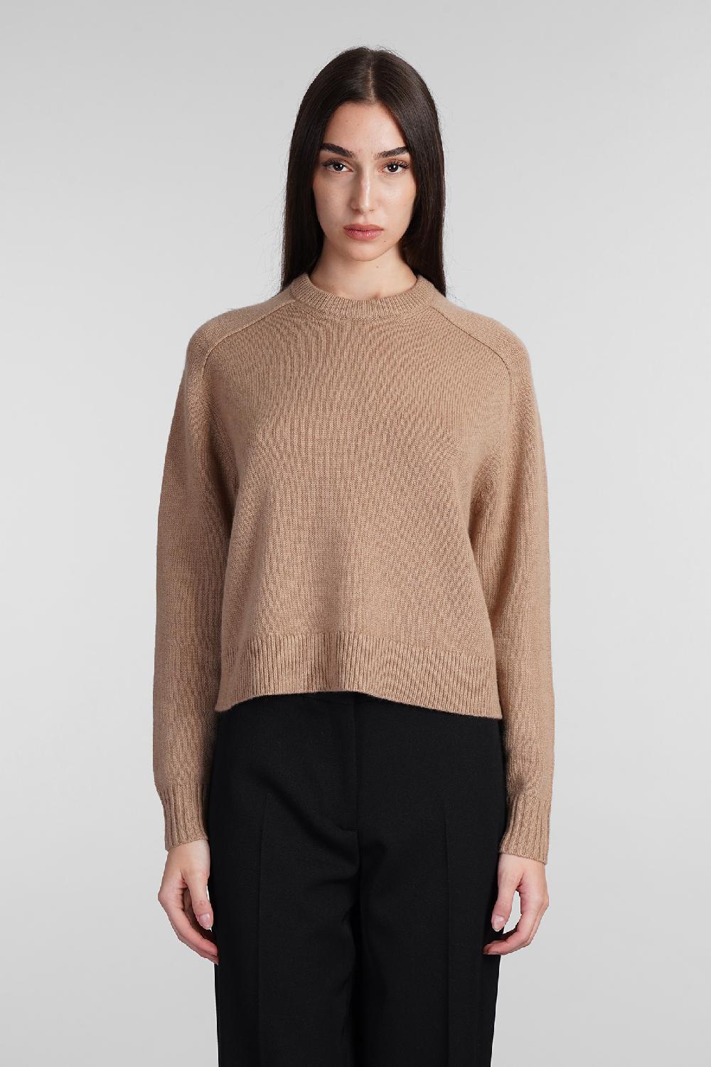 Deliberti Theory Maglia in cashmere cammello cod. 406114 - Deliberti The Luxury Shopping
