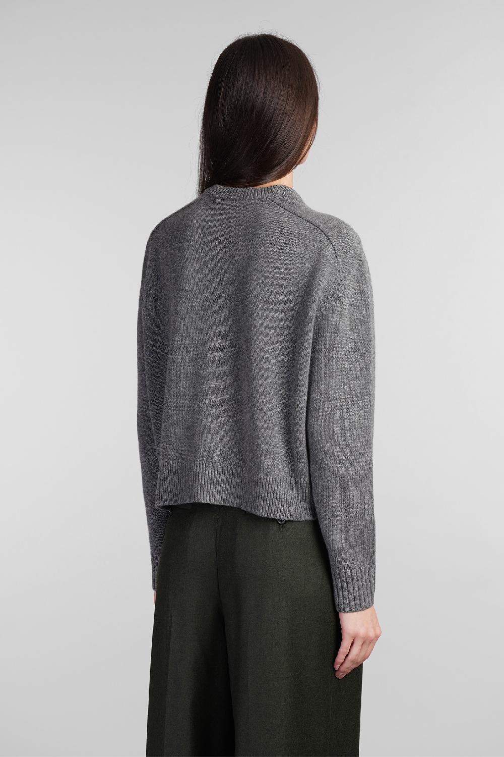 Deliberti Theory Maglia In Cashmere Grigia Cod. 406115 - Deliberti The Luxury Shopping