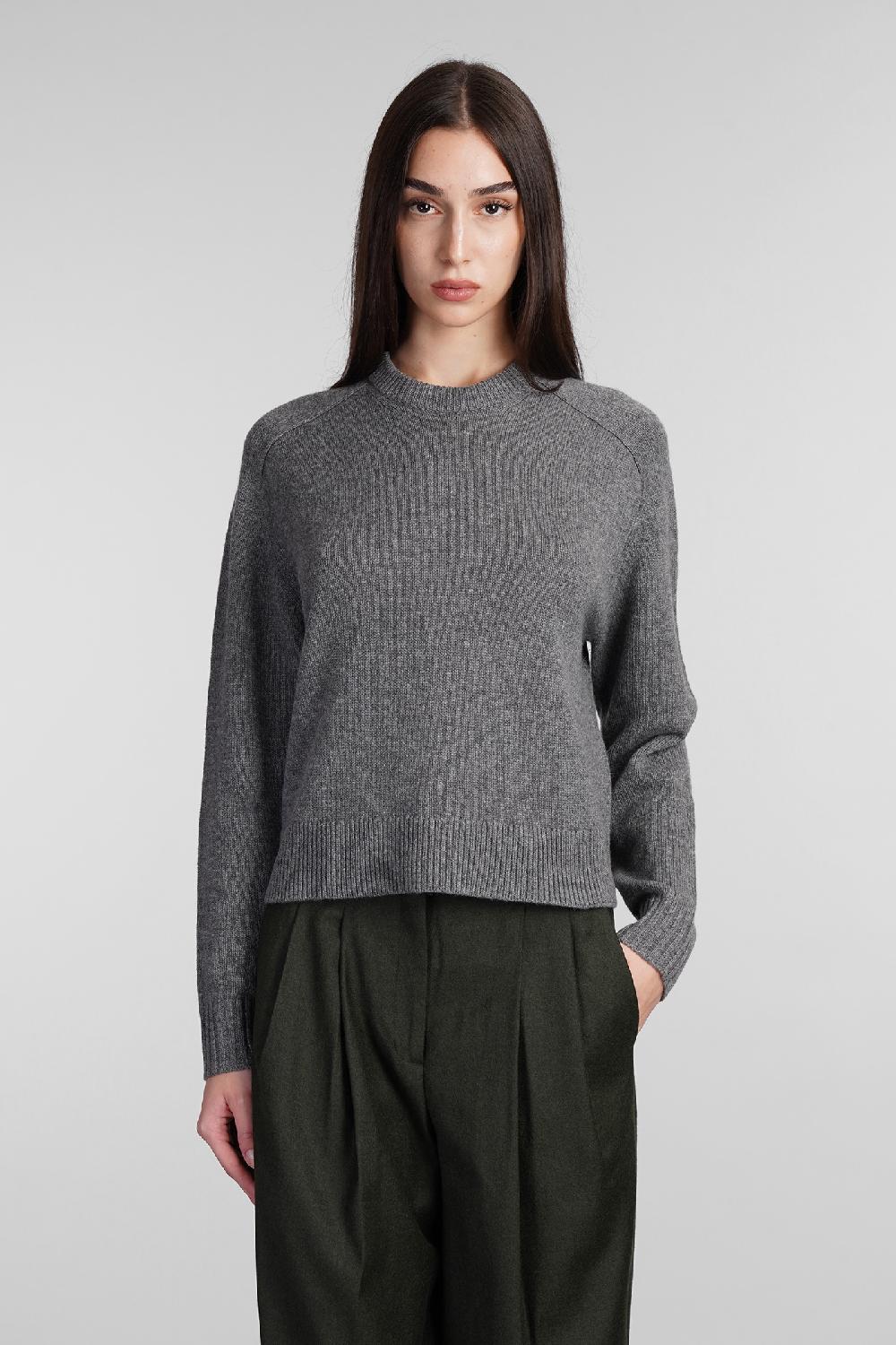 Deliberti Theory Maglia in cashmere grigia cod. 406115 - Deliberti The Luxury Shopping