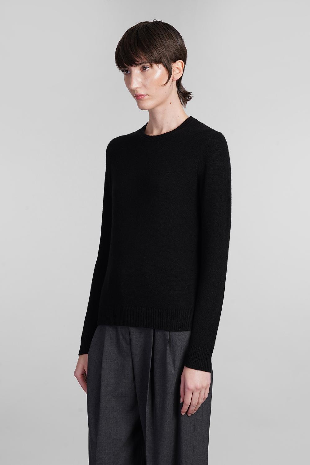 Deliberti Theory Maglia In Cashmere Nera Cod. 401900 - Deliberti The Luxury Shopping
