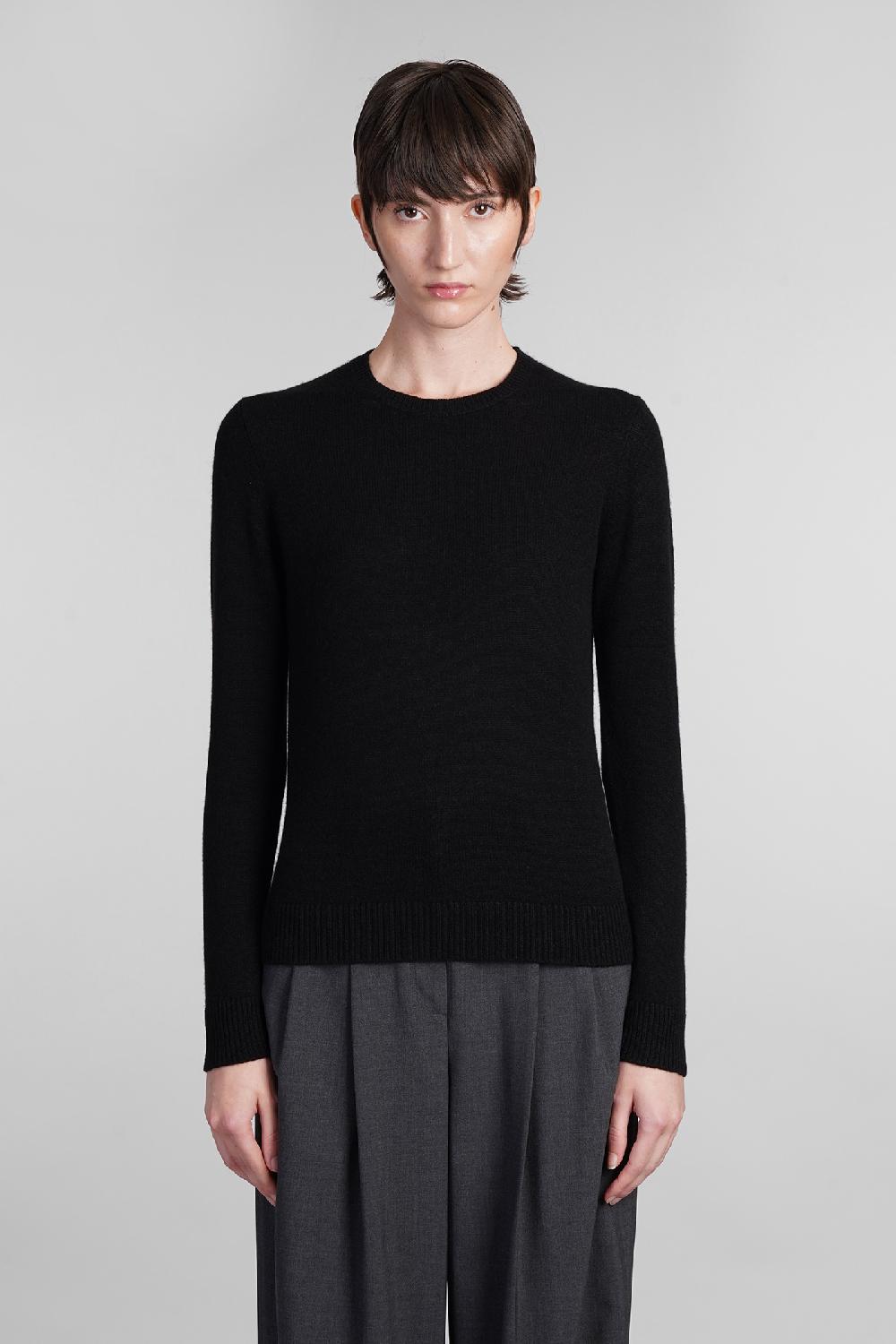 Deliberti Theory Maglia in cashmere nera cod. 401900 - Deliberti The Luxury Shopping
